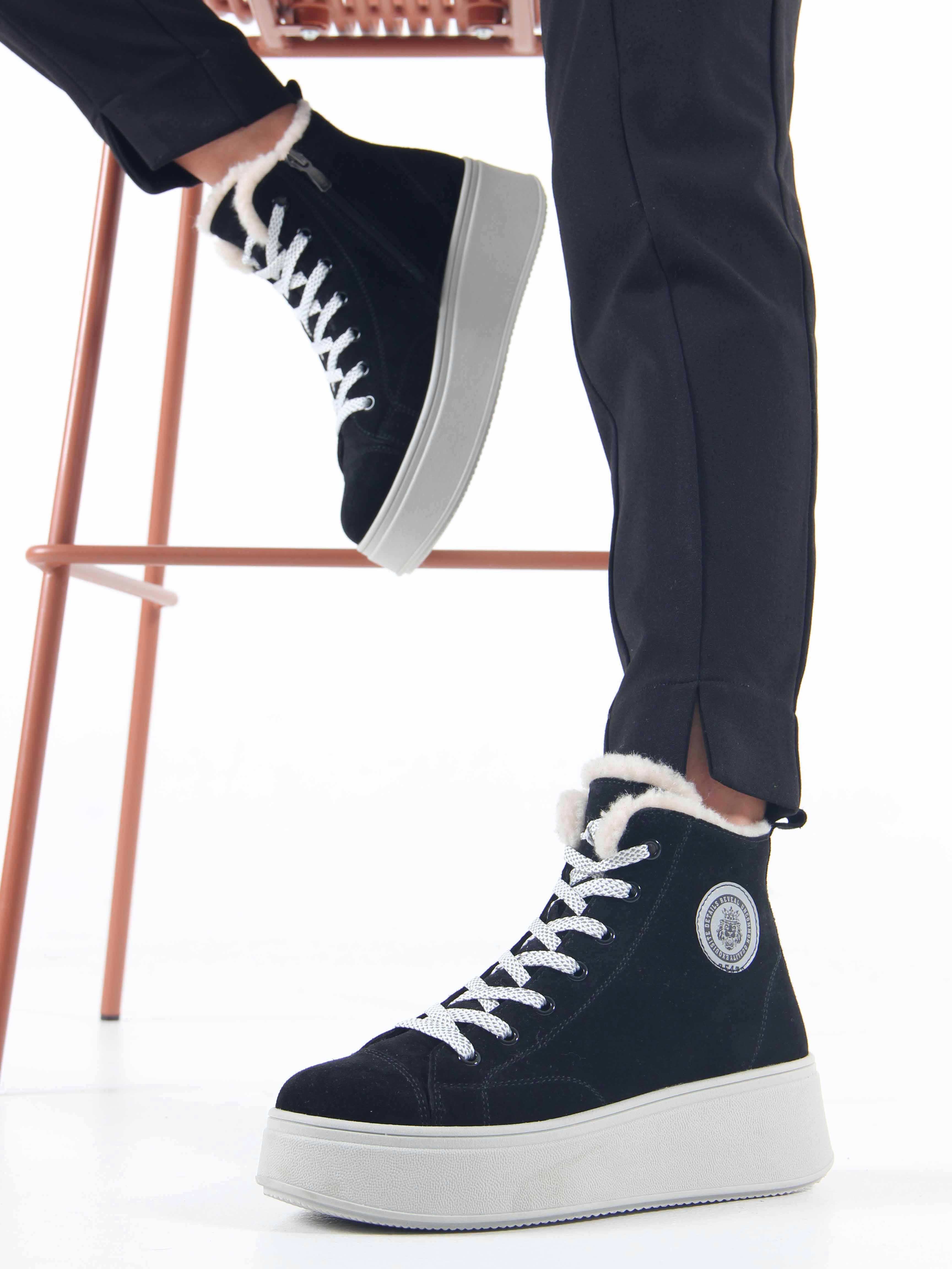 картинка Ботинки ED'ART 217.ALTA'gr. черный замша R от интернет магазина