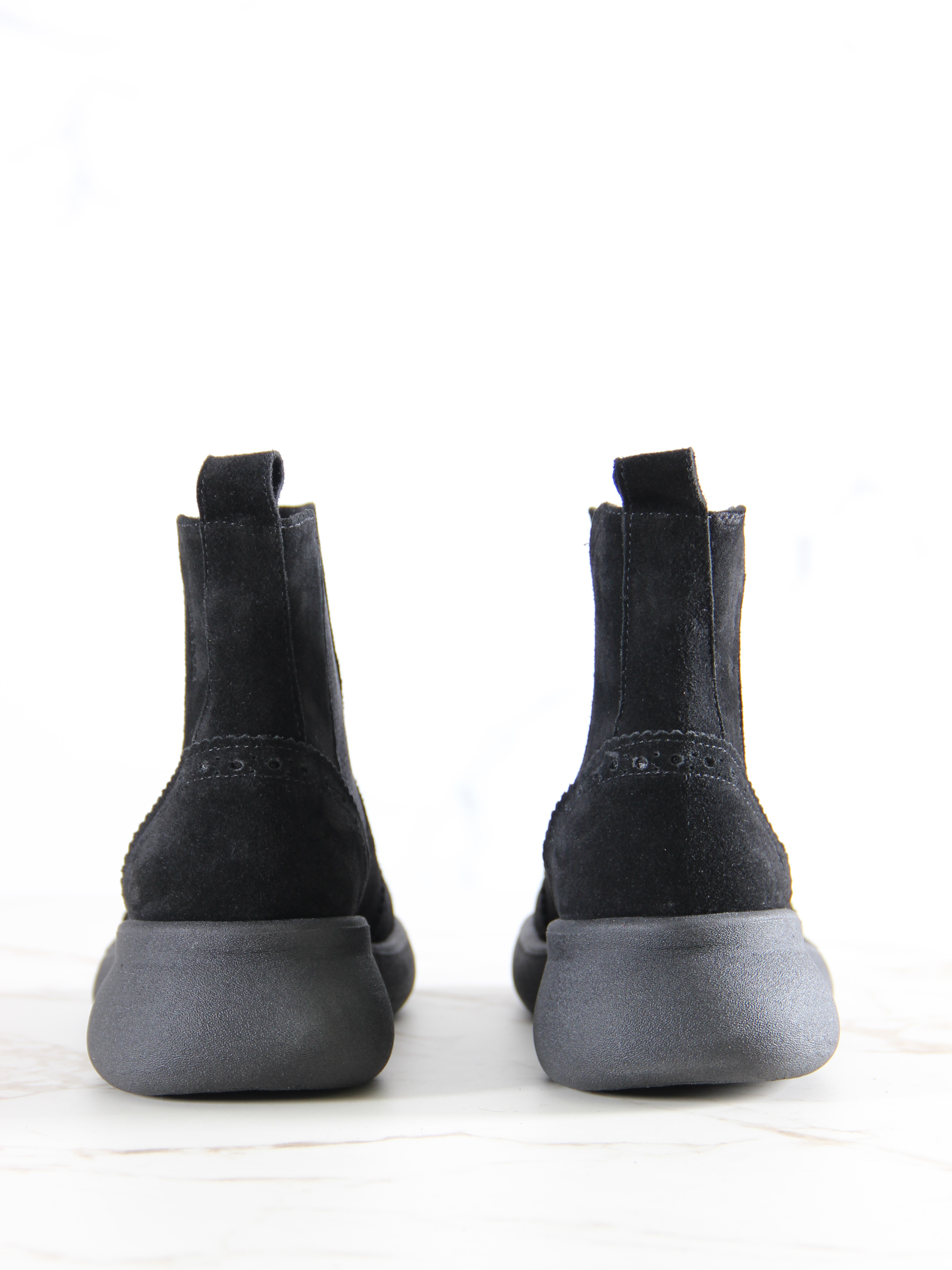 картинка Челси ED'ART 332.927'bl. Черная замша от интернет магазина