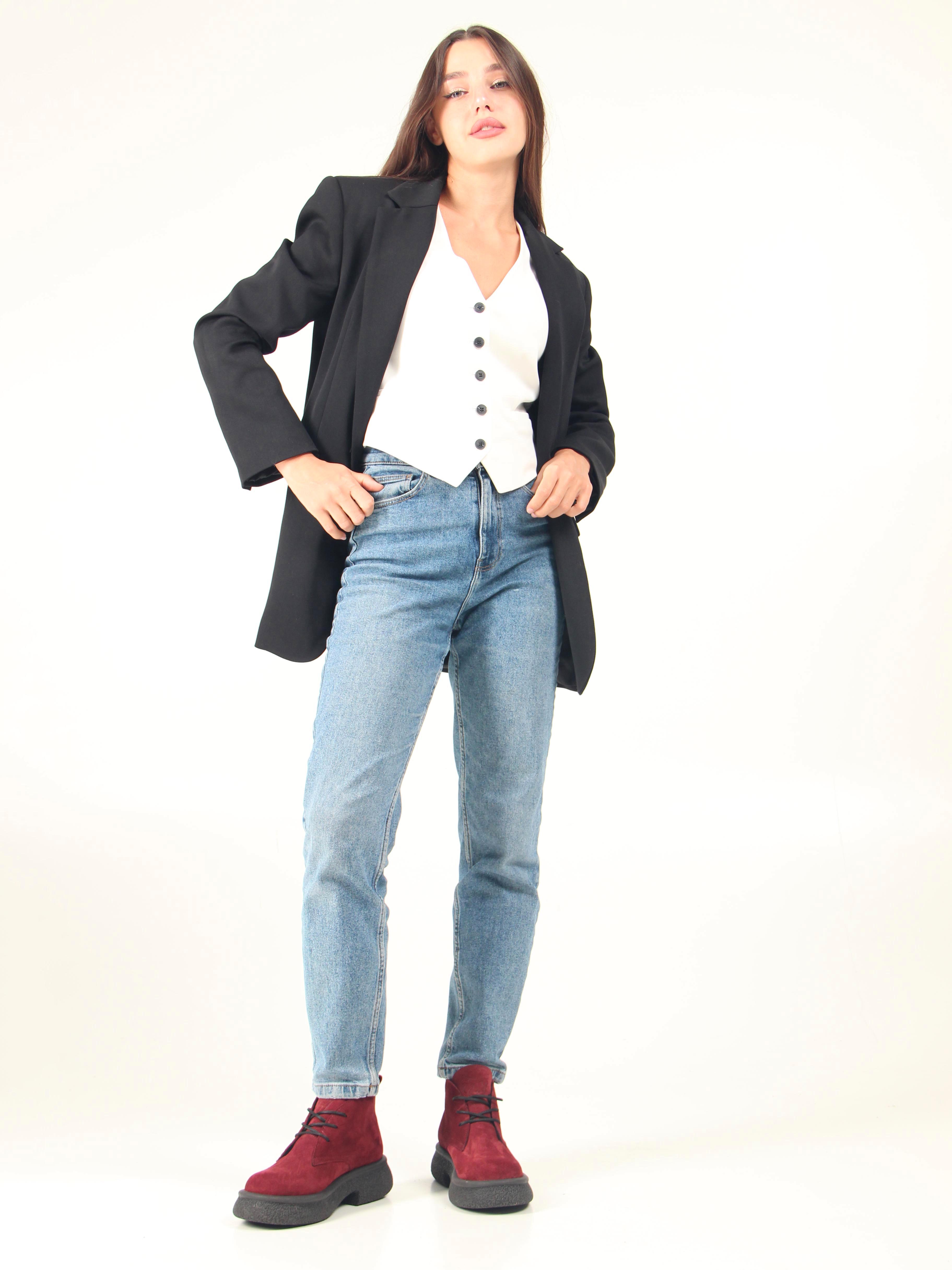 картинка Ботинки ED'ART 308.агата'bl. бордo замша от интернет магазина