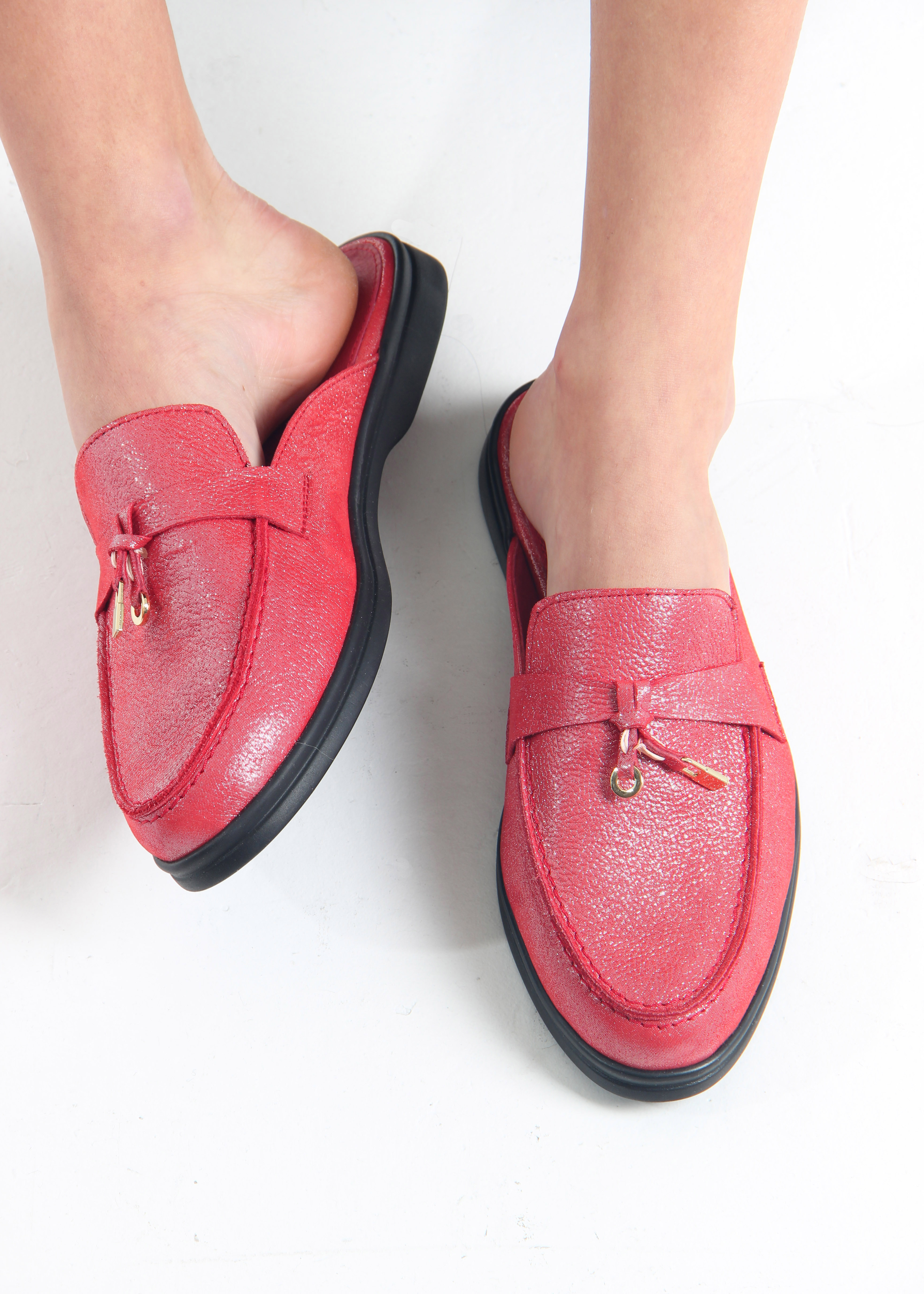 картинка Мюли ED'ART 1070.2614'bl. красный астана от интернет магазина