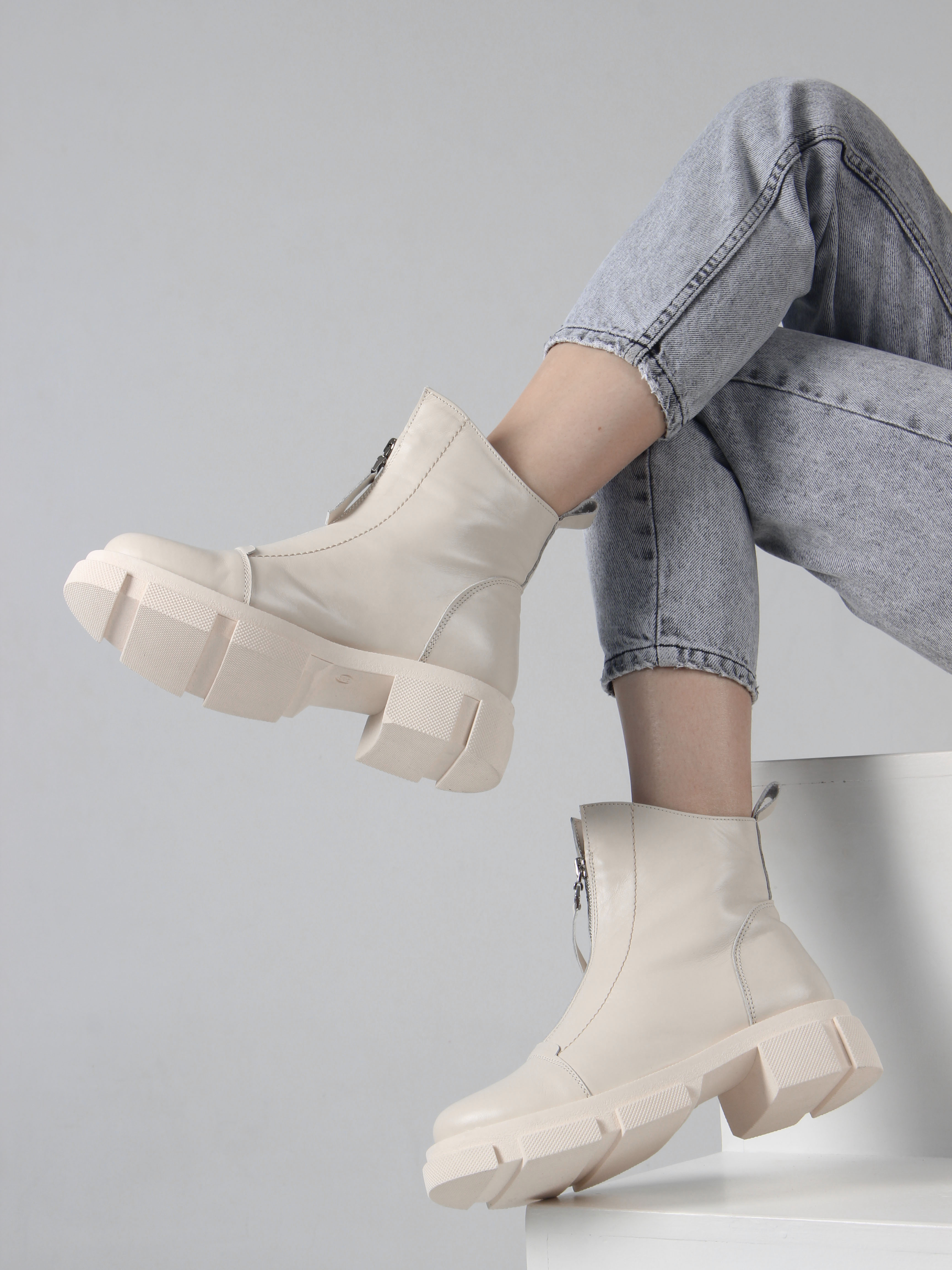 картинка Ботинки ED'ART 330.21074'm.Бежевый от интернет магазина