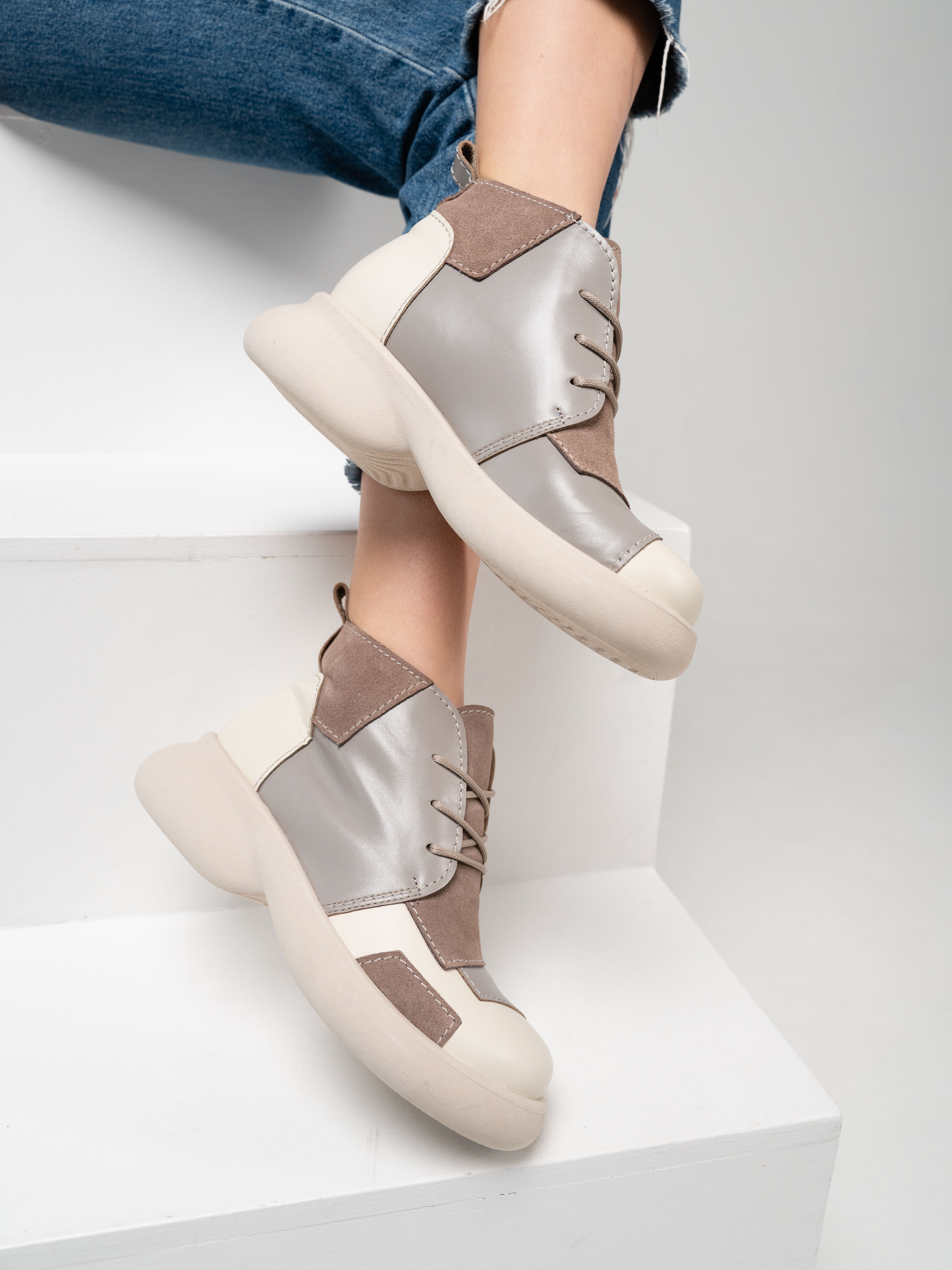 картинка Ботинки  ED'ART 305.927'be. бежевый латте капучино замша от интернет магазина