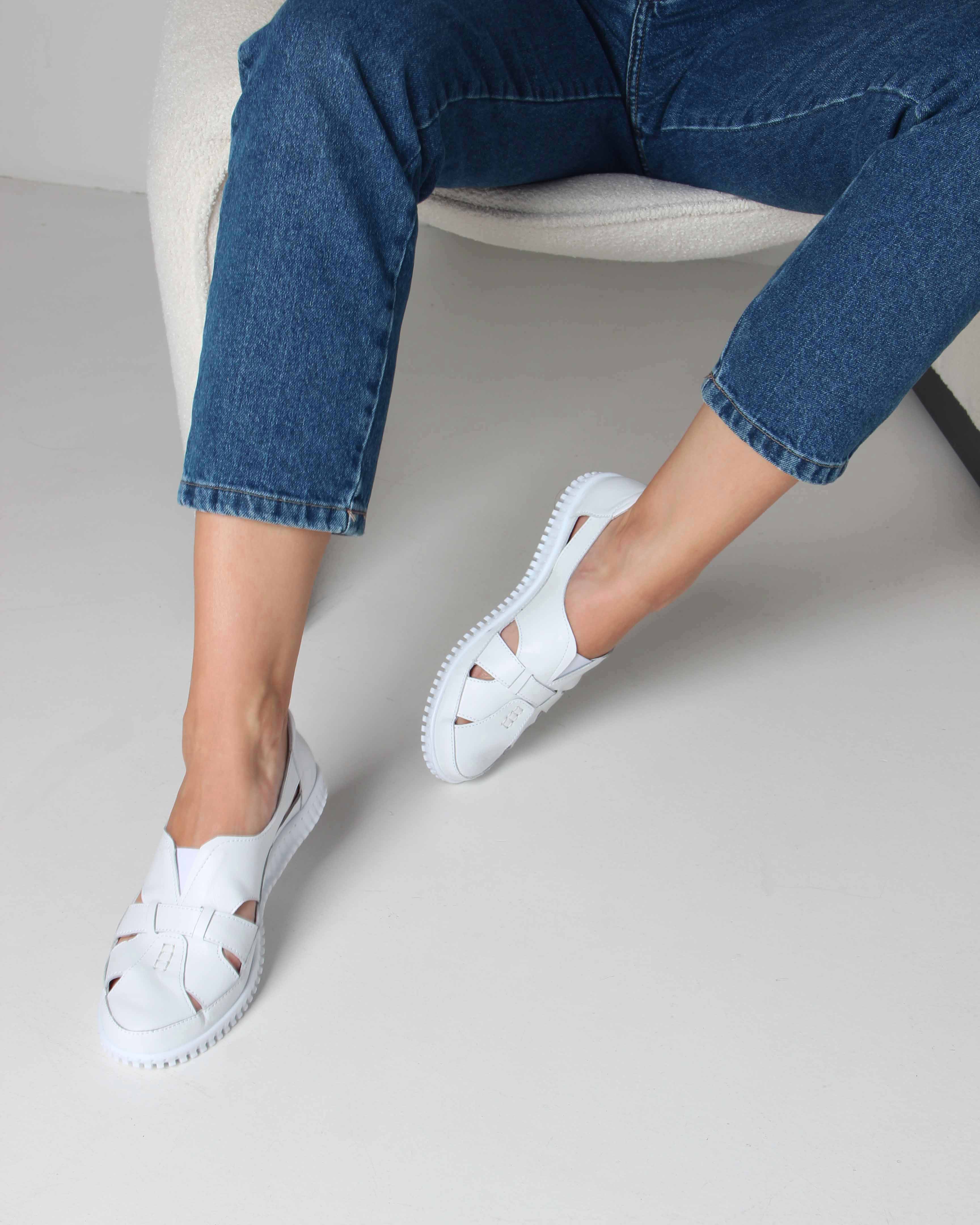 картинка Слипоны ED'ART 116.8000'w. white от интернет магазина