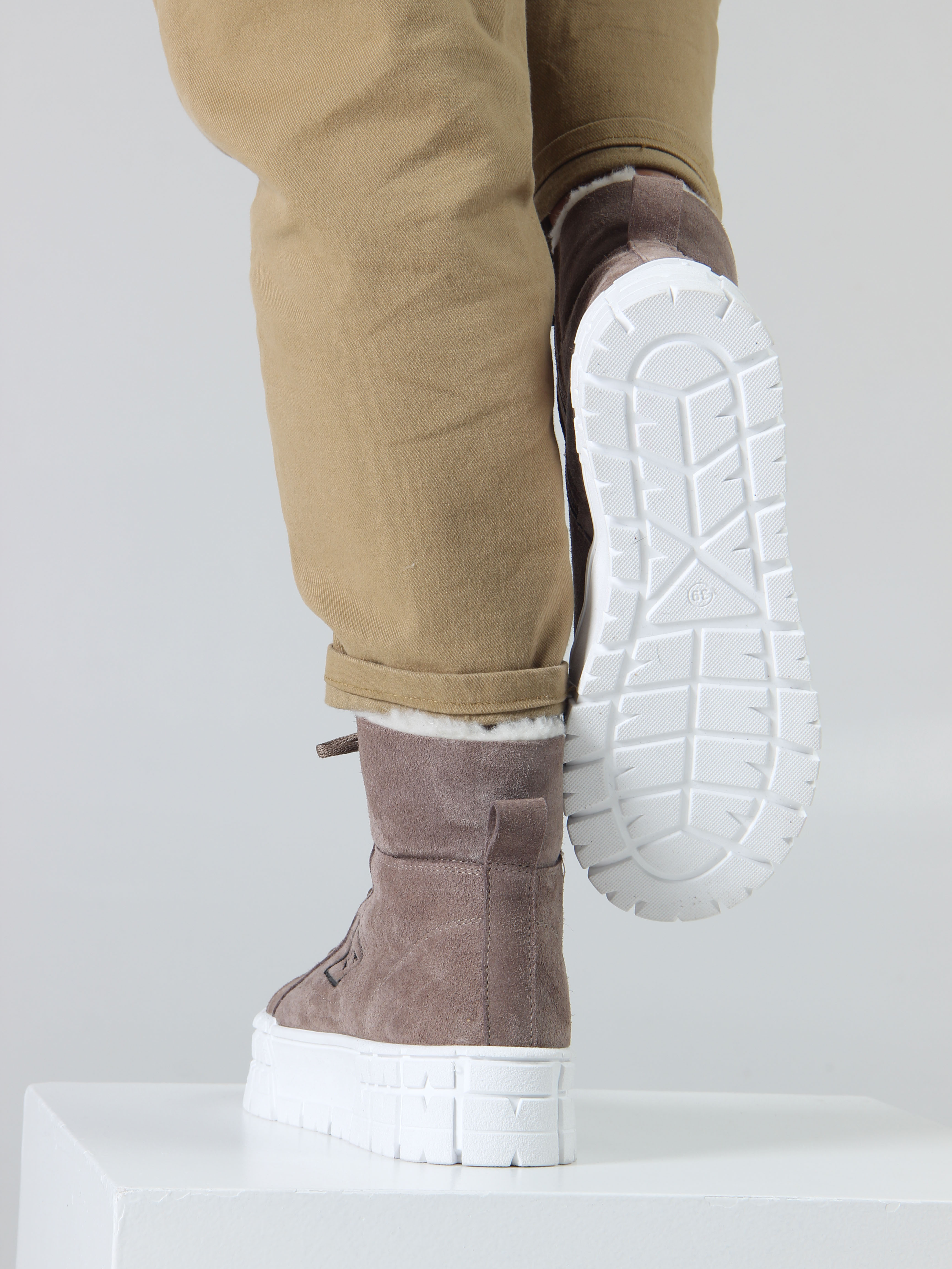 картинка Ботинки ED'ART 216.212131'w. капучино замша от интернет магазина