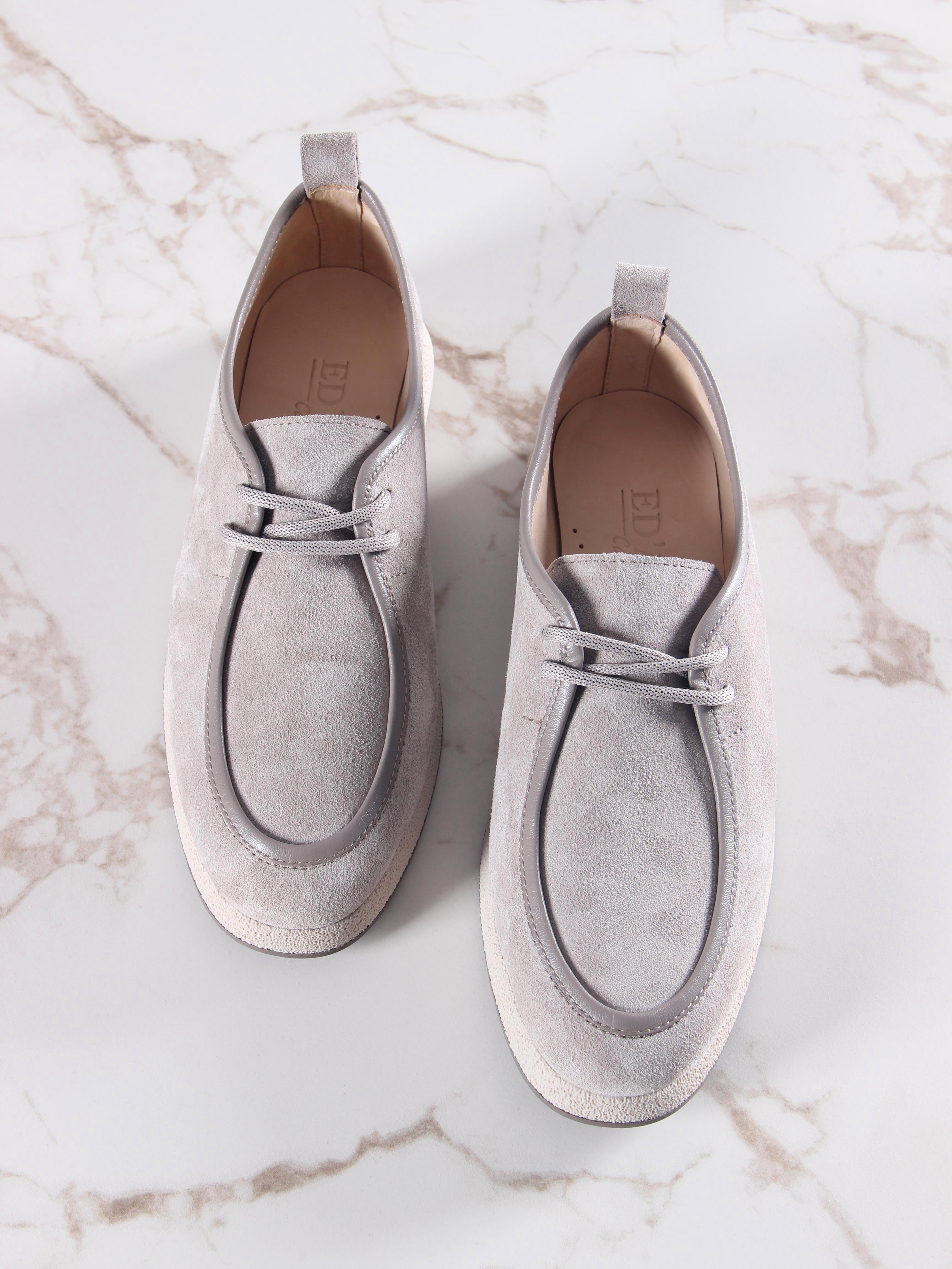 картинка Мокасины ED'ART 191.1607'be. каменный замша от интернет магазина