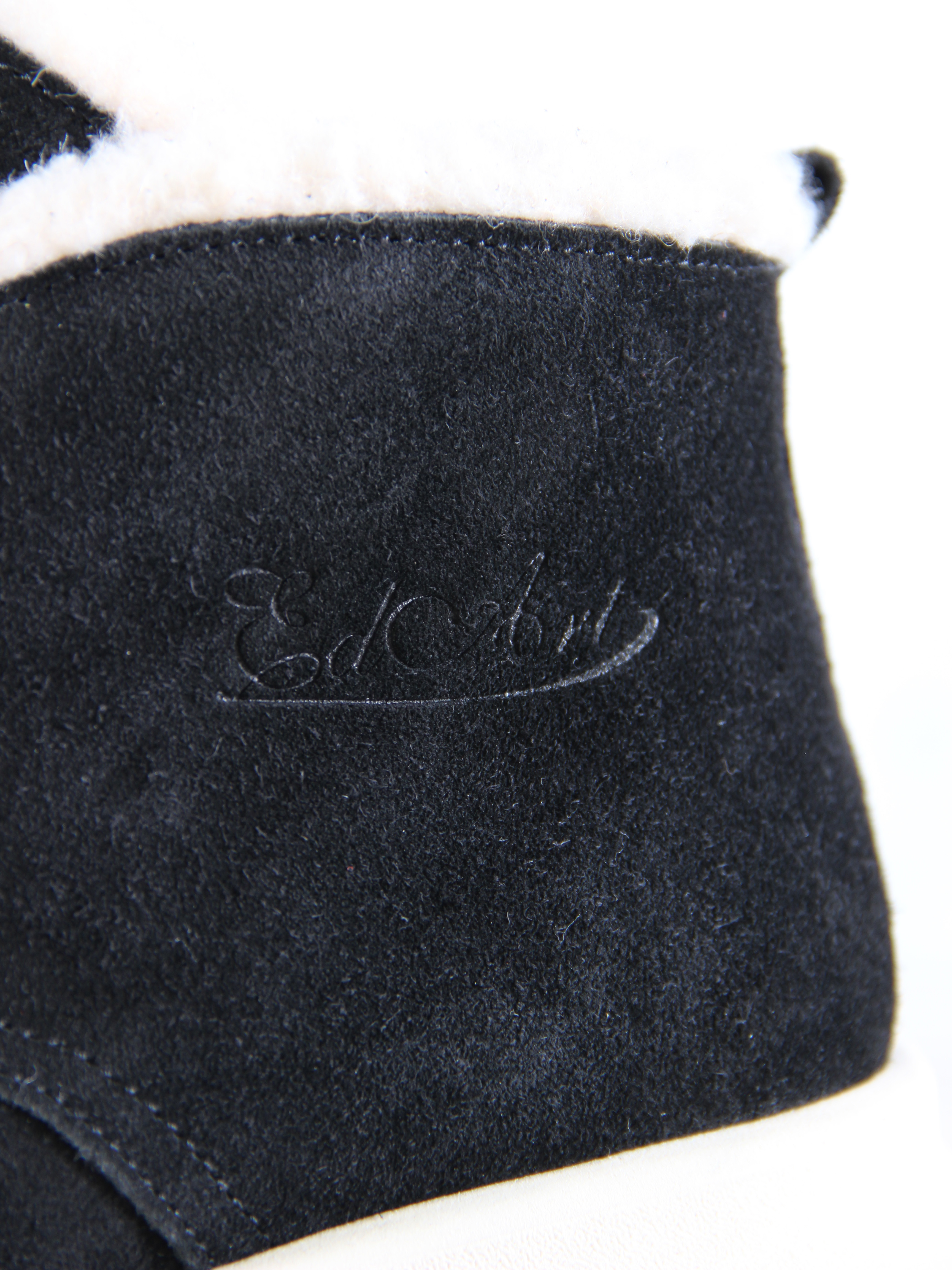 картинка Ботинки  ED'ART 308.927'bе.Черный замша+бежевый от интернет магазина