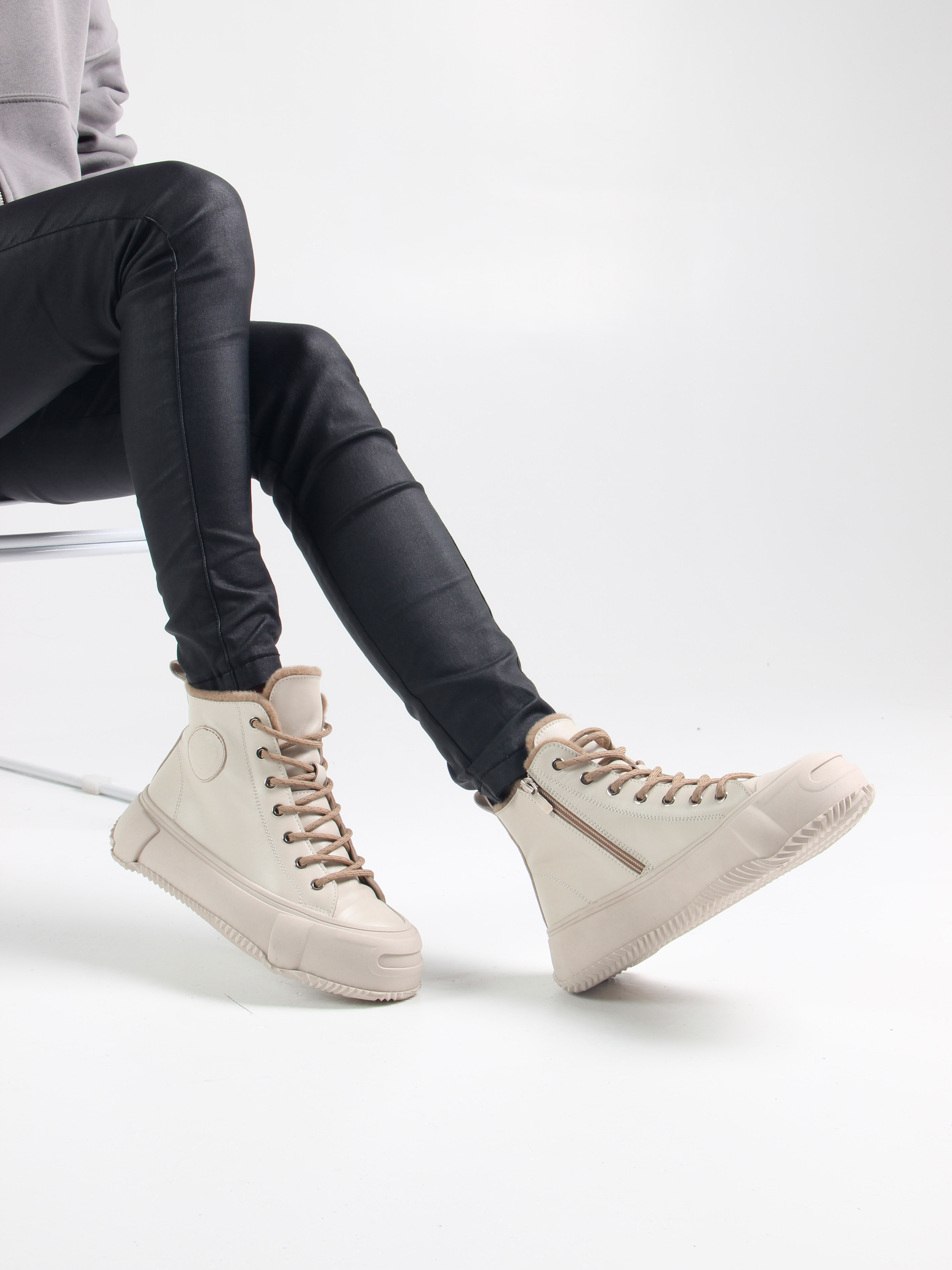 картинка Ботинки ED'ART 217.PODYUM151'be. светло бежевый от интернет магазина