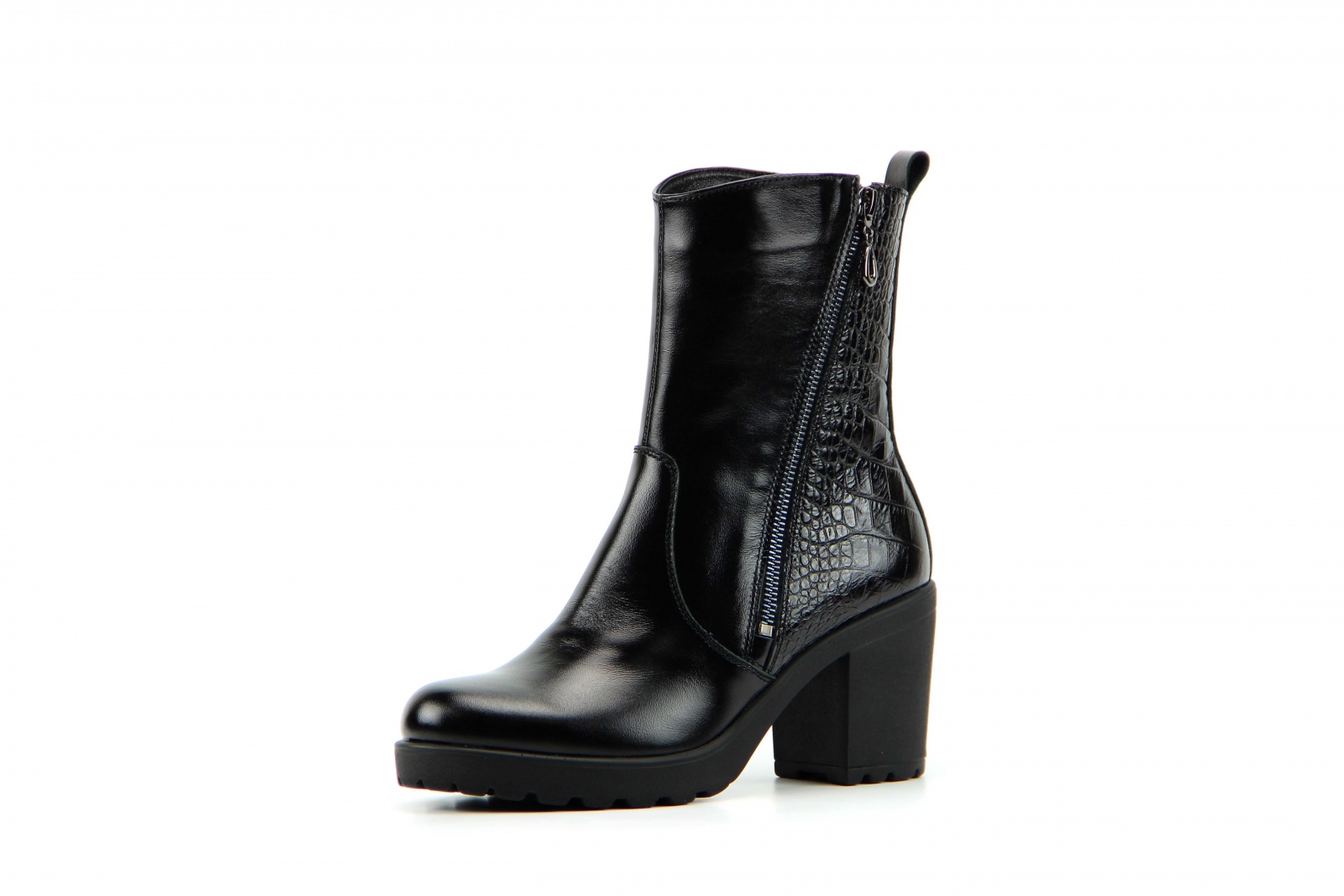 картинка Полусапоги ED'ART 606.620.black-reptile от интернет магазина