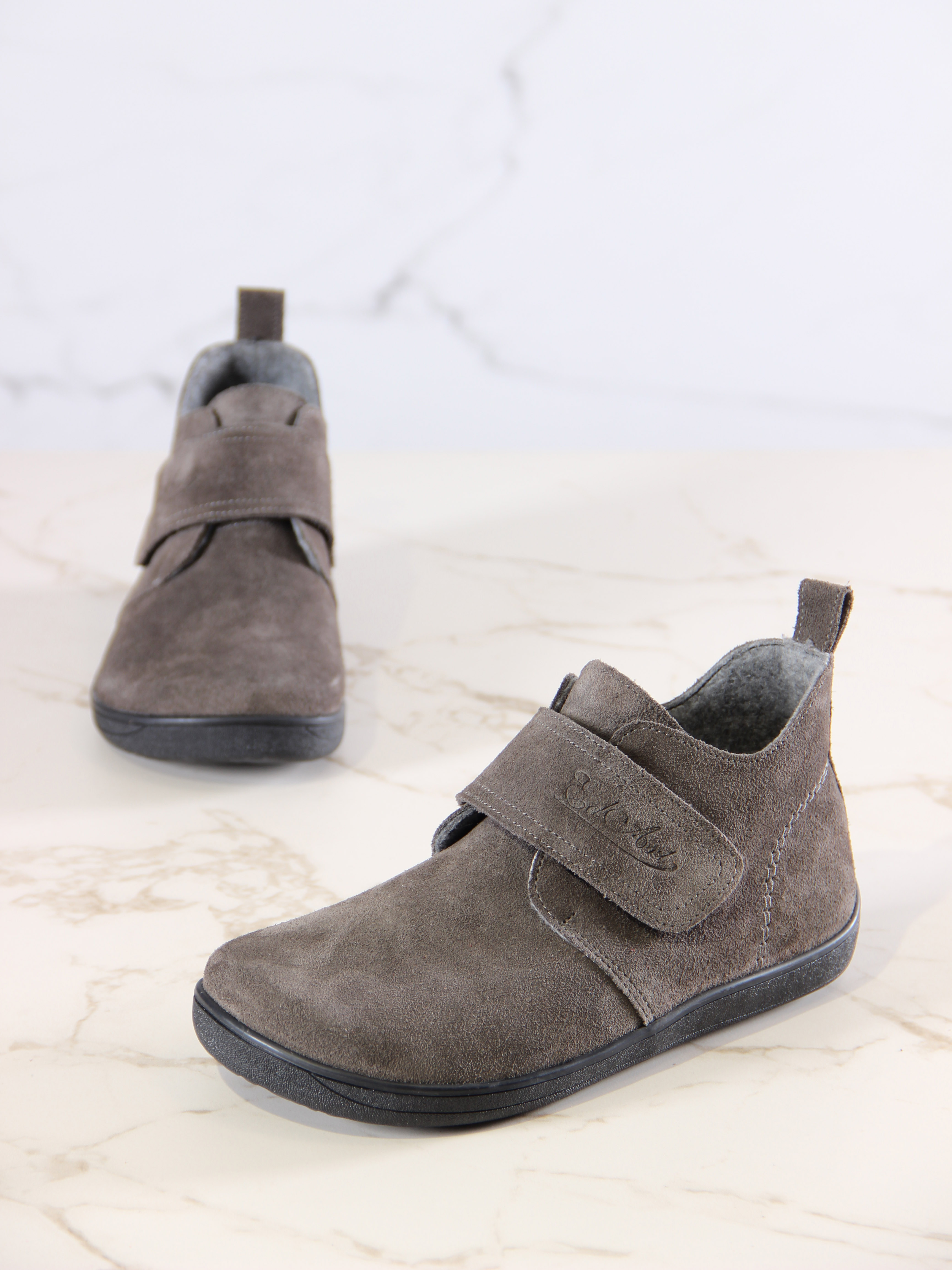 картинка Босоногие ботинки  ED'ART 209.NATA'bl.Серый замок замша от интернет магазина