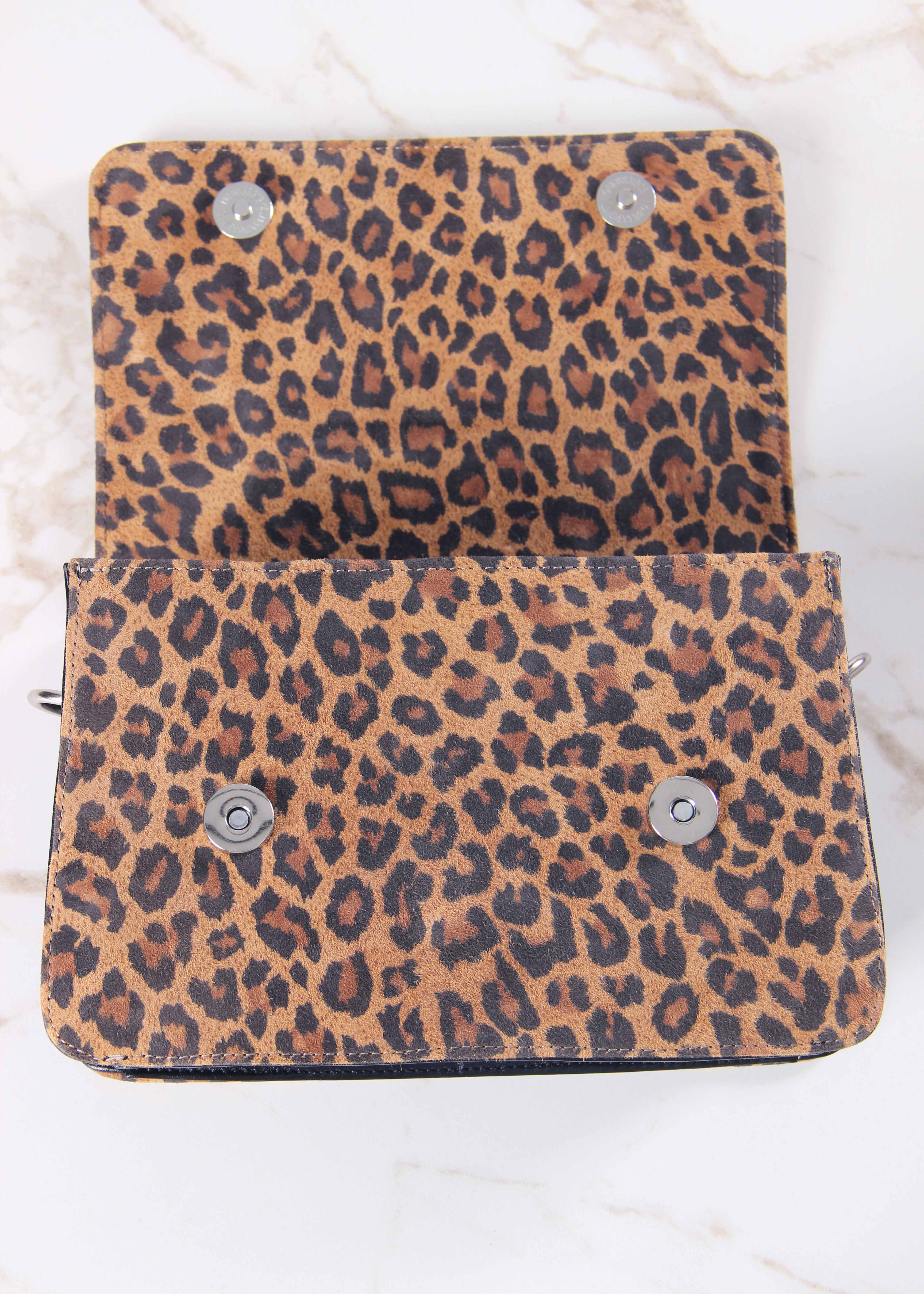 картинка Сумка-клатч ED'ART k08.коричневый леопард от интернет магазина