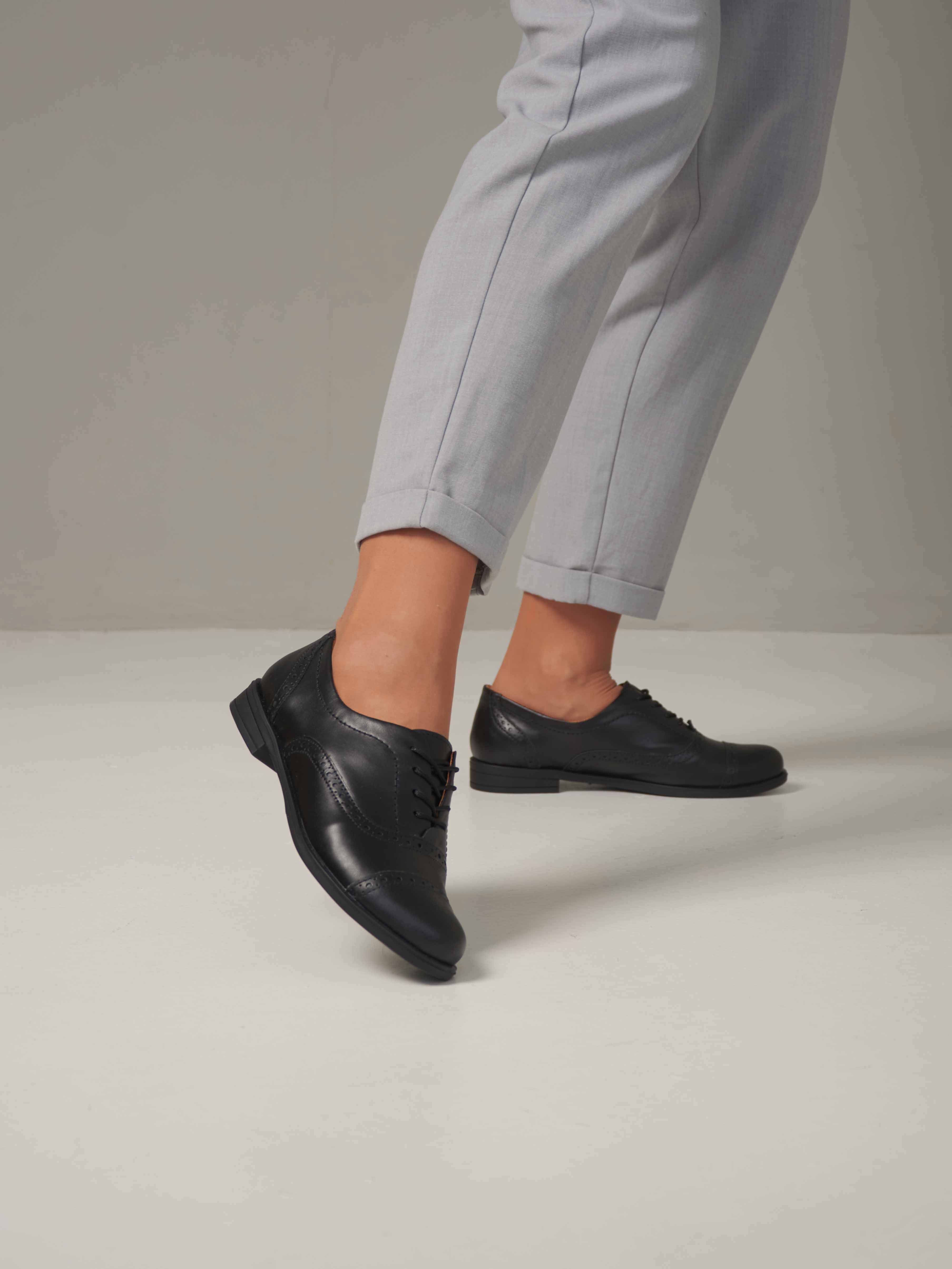 картинка Туфли полуботинки ED'ART 101.madonna'bl. Черный от интернет магазина