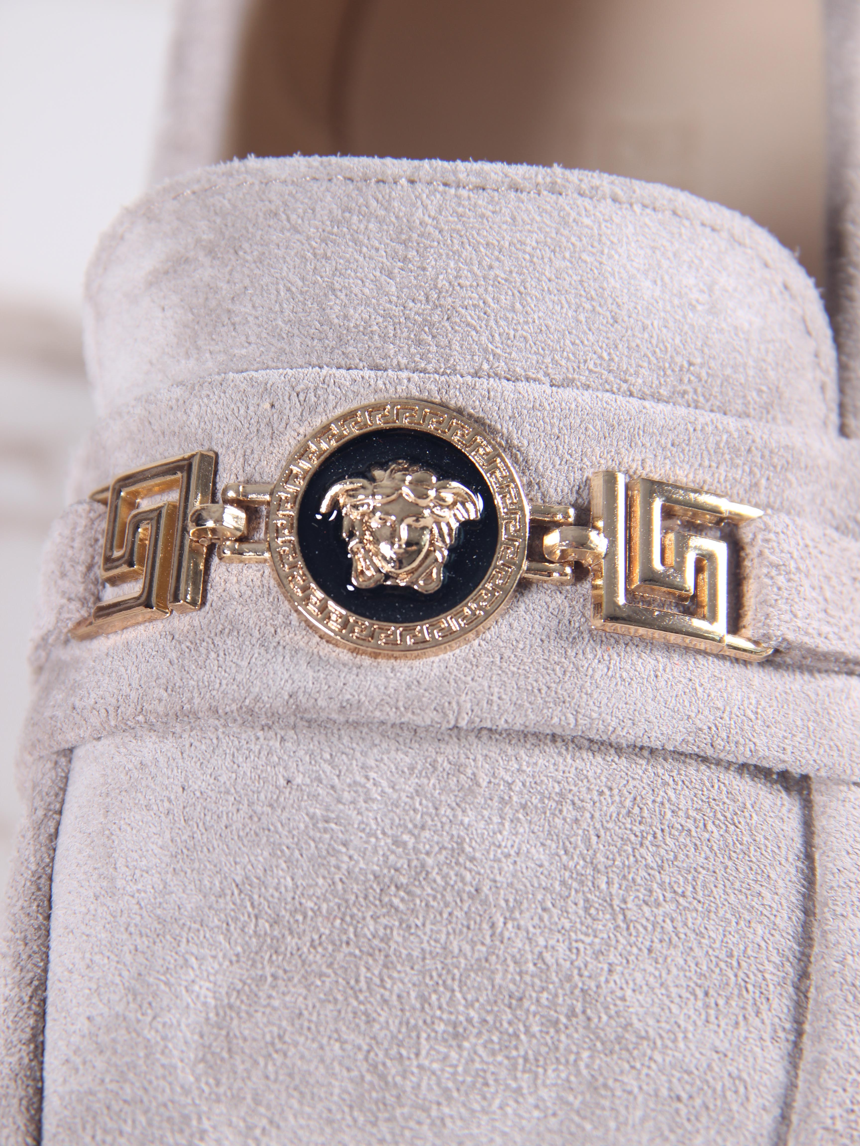 картинка Лоферы туфли ED'ART 173.1453'be. каменный замша от интернет магазина