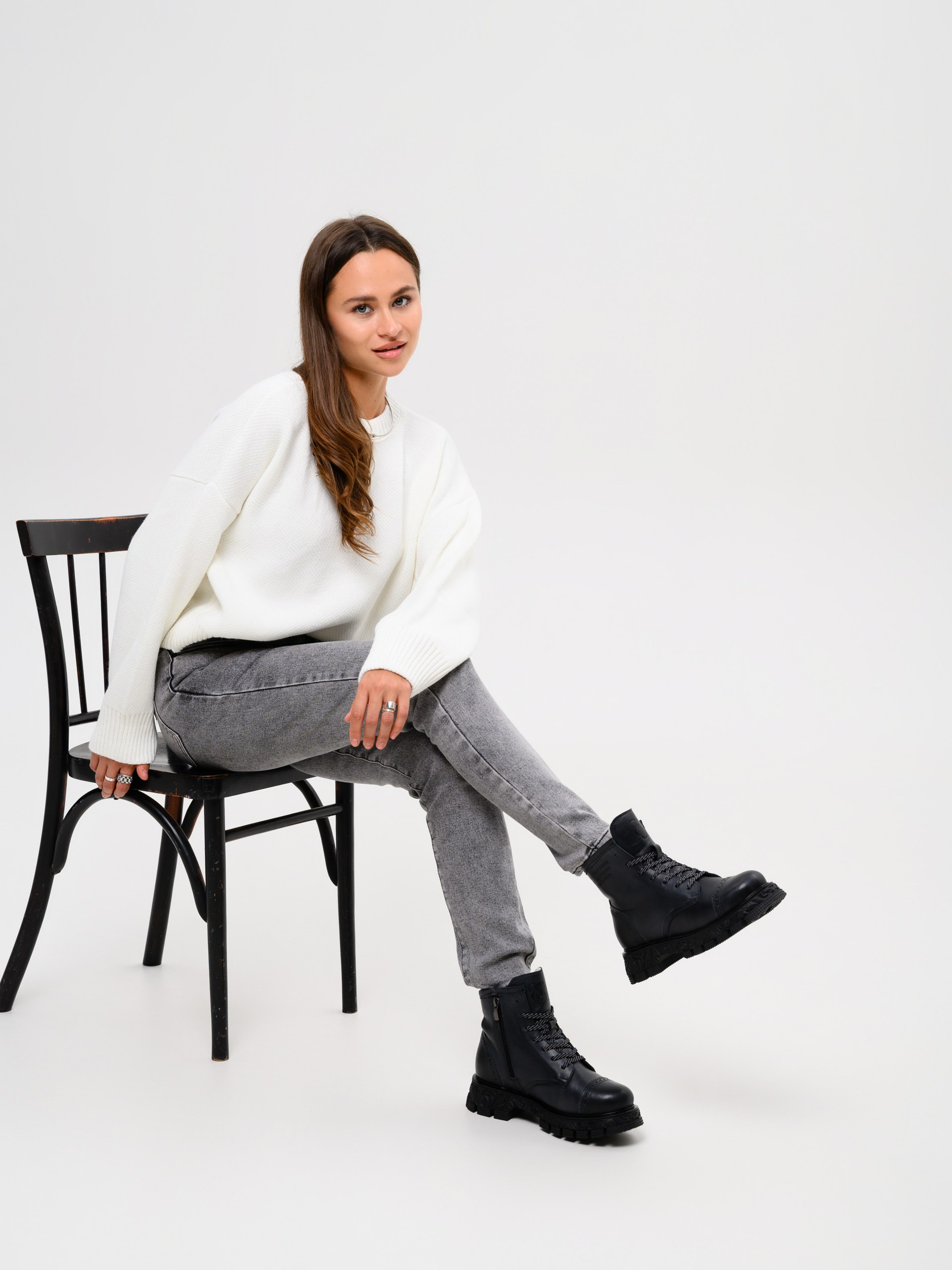 картинка Ботинки ED'ART 319.PODYUM141'bl. Вакса черная от интернет магазина