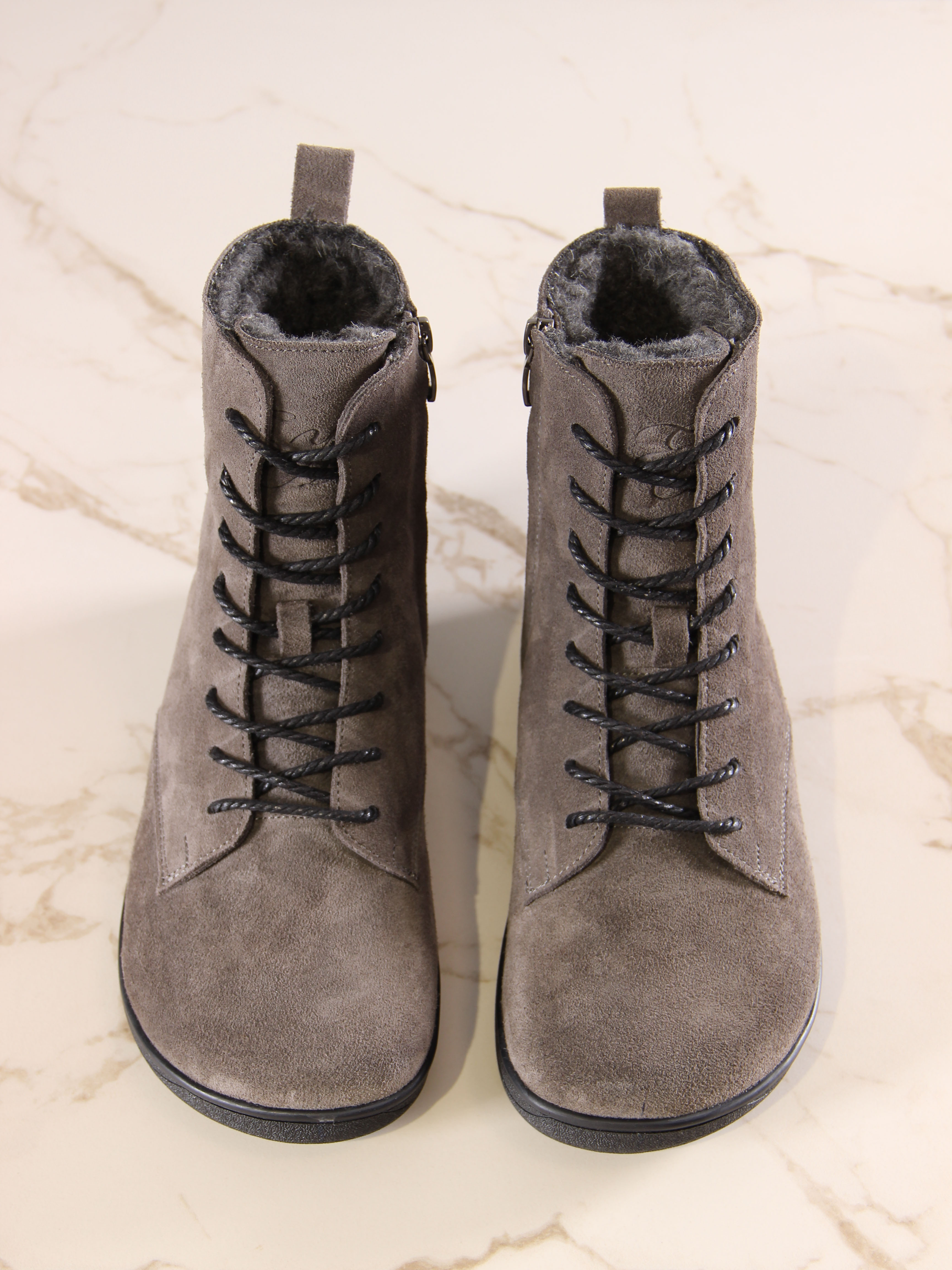 картинка Босоногие ботинки  ED'ART 351.NATA'bl.Серый замок замша от интернет магазина