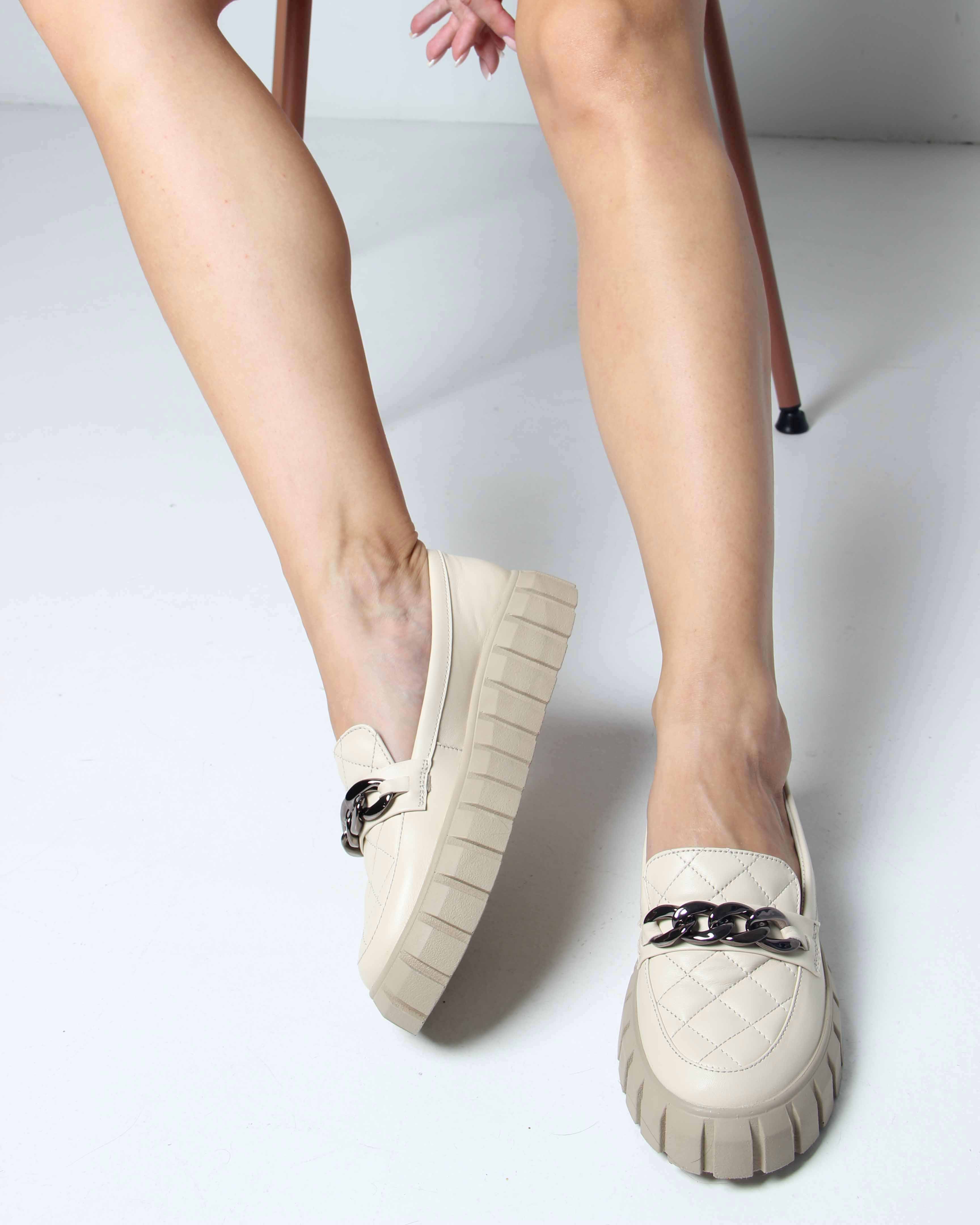 картинка Лоферы туфли ED'ART 145.91505'be.Beige от интернет магазина