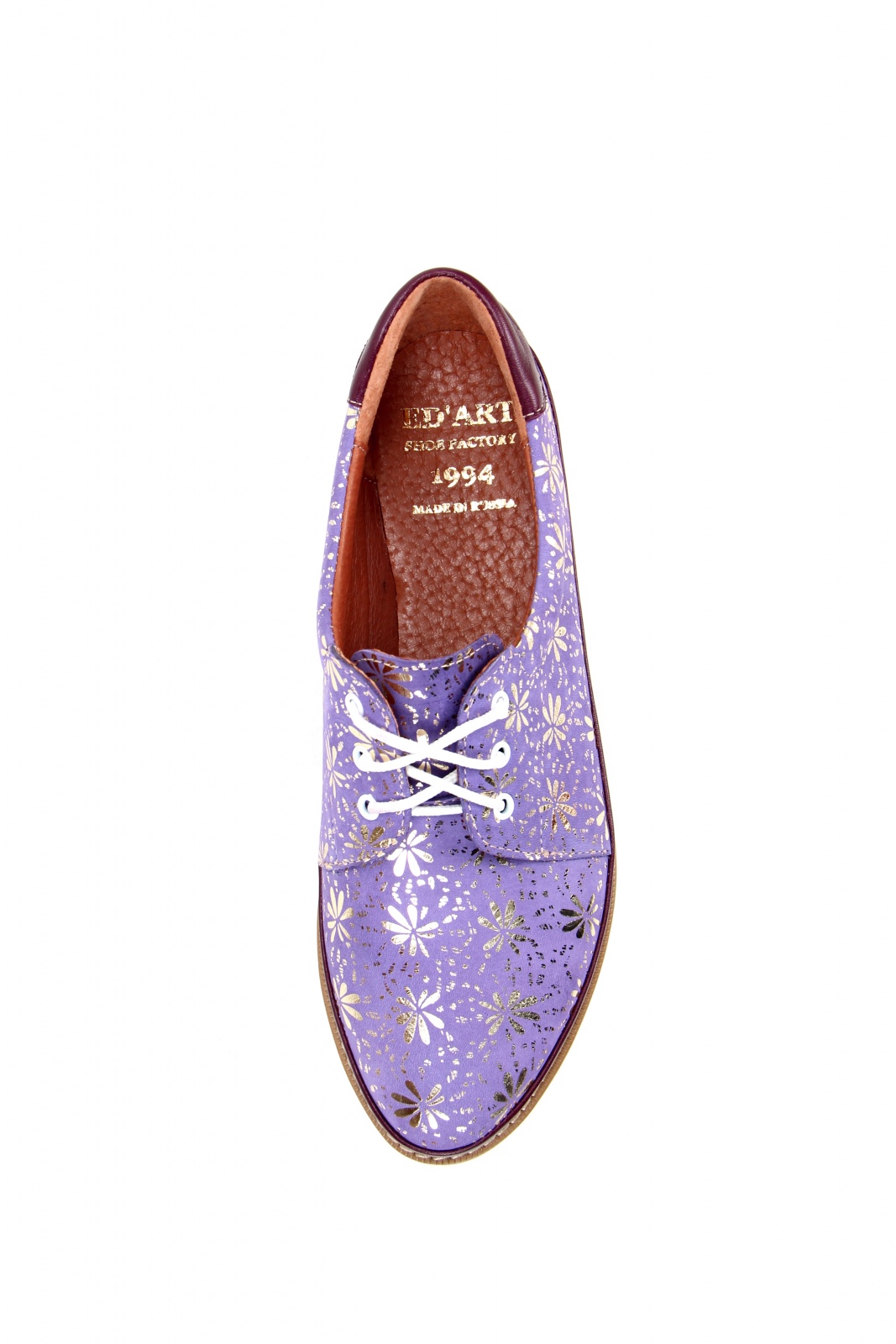 картинка Туфли полуботинки ED'ART 103.purple.man от интернет магазина