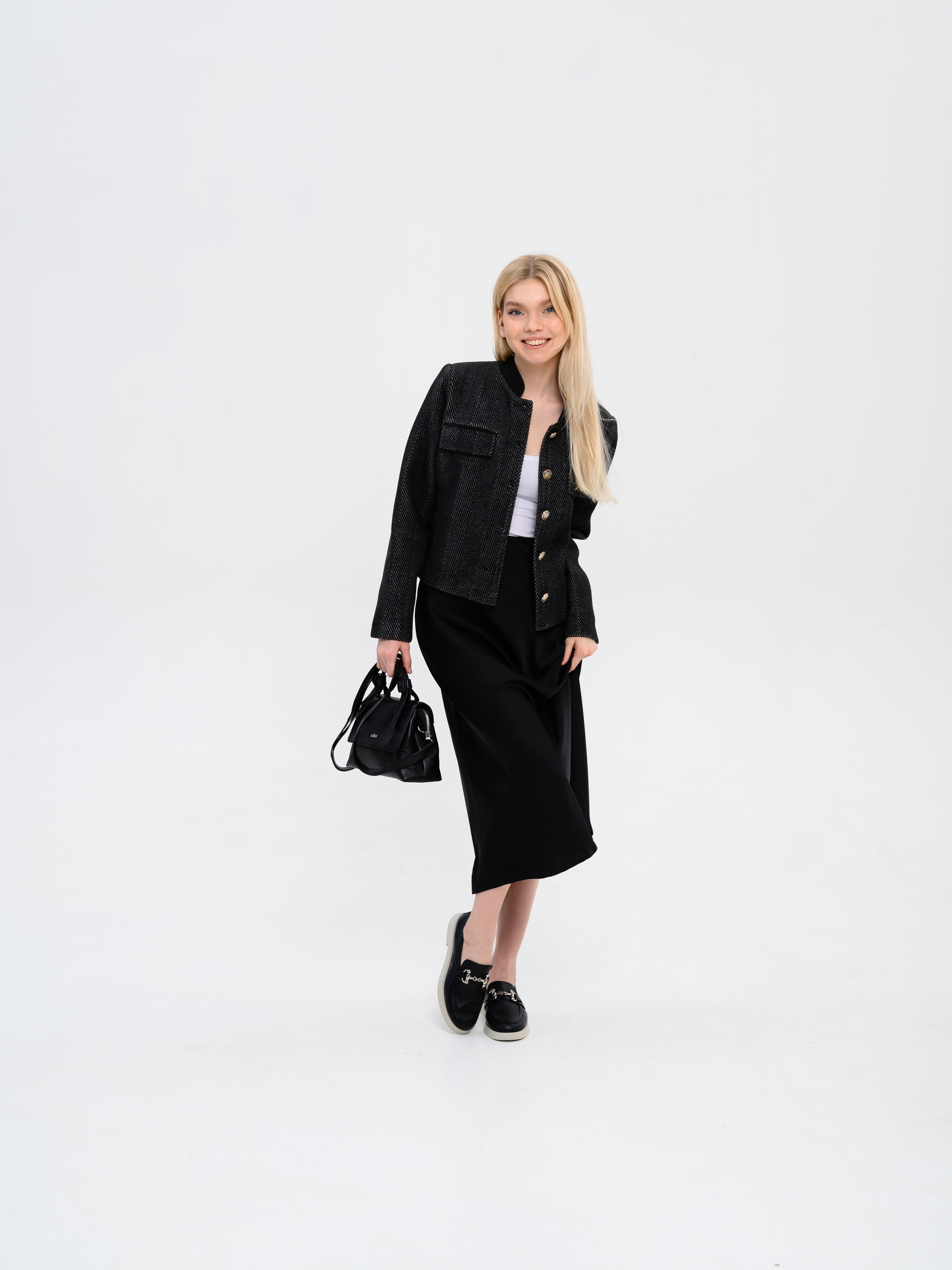 картинка Лоферы туфли ED'ART 172.1841'be. Черный кожа от интернет магазина