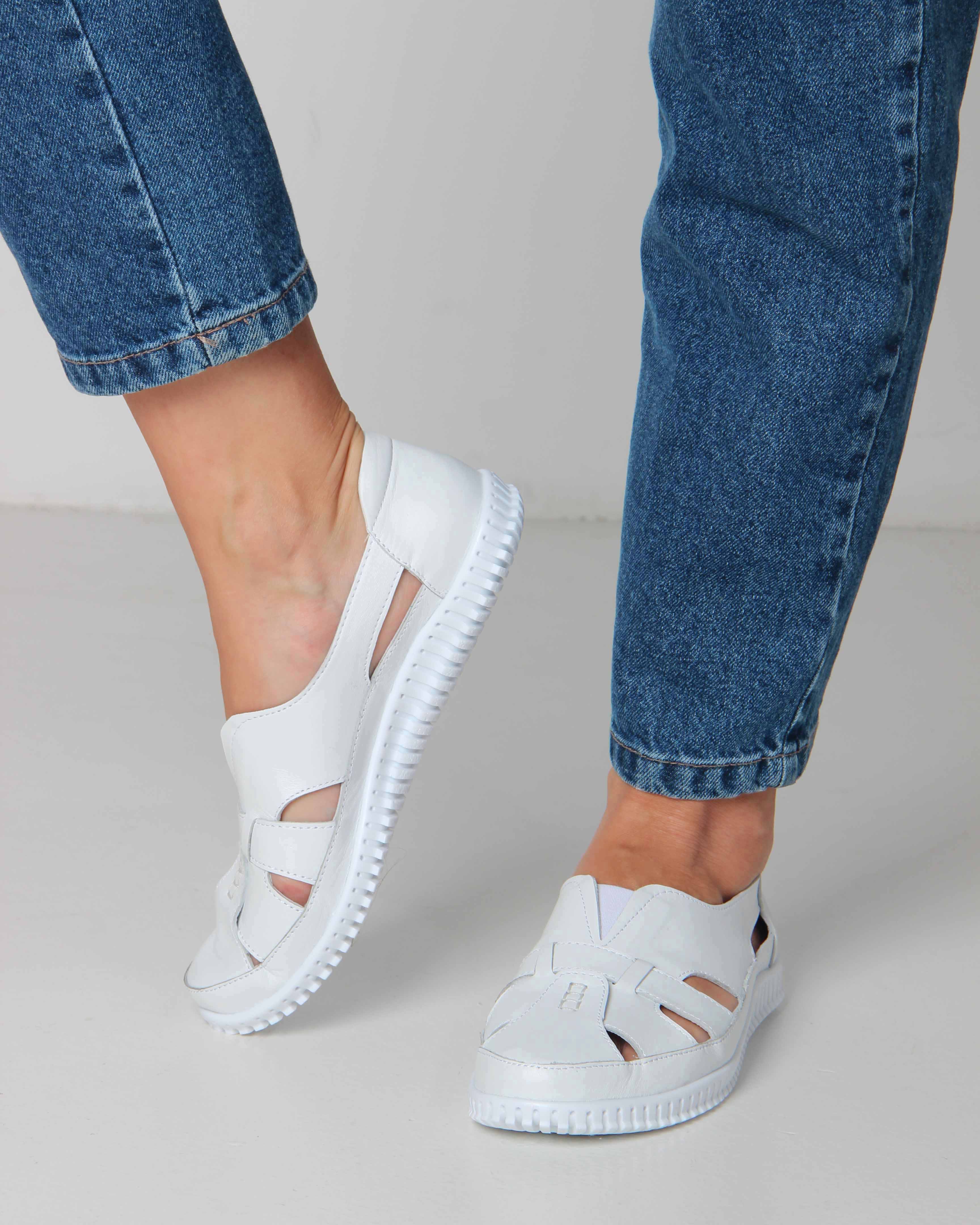 картинка Слипоны ED'ART 116.8000'w. white от интернет магазина