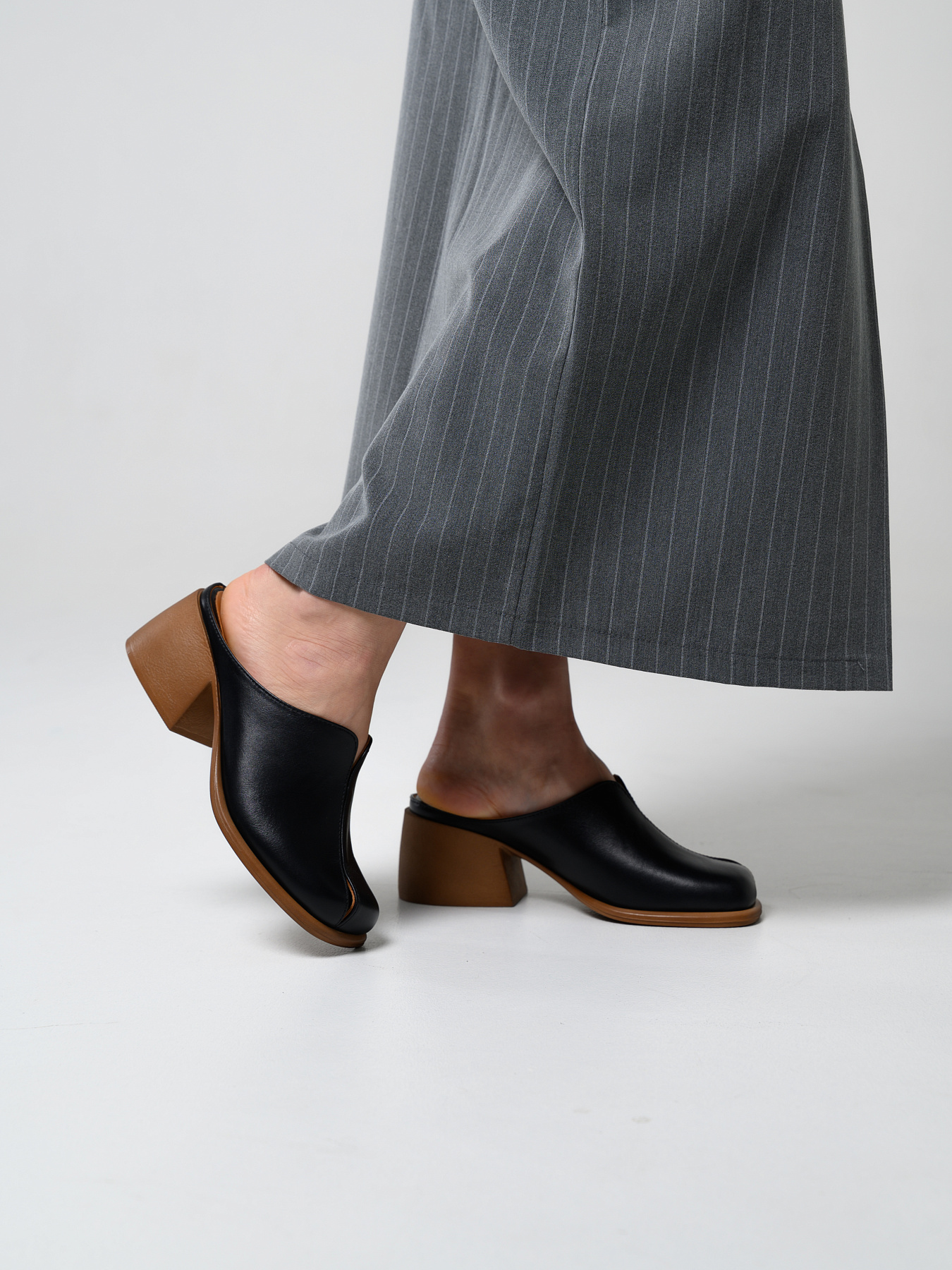 картинка Сабо ED'ART  5200.23663'br. Черный+коричневый от интернет магазина