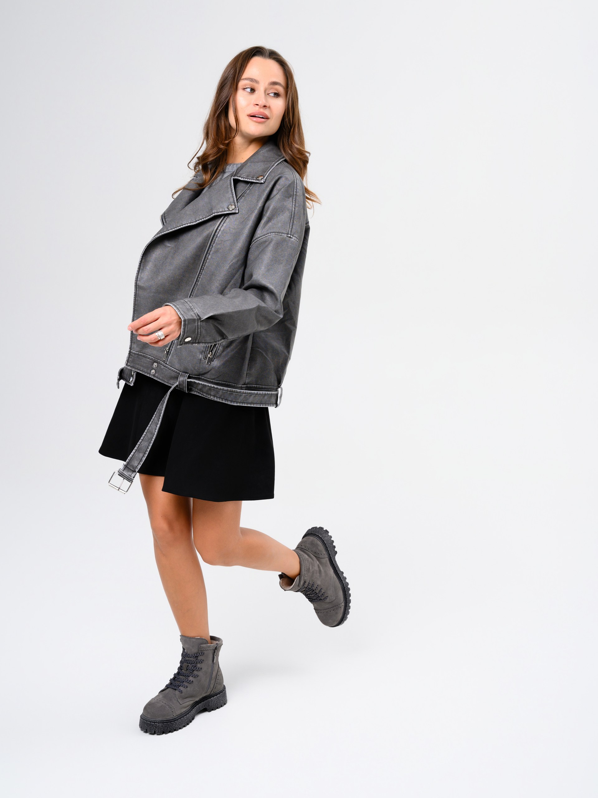 картинка Ботинки ED'ART 319.22511'gr.Серый замок замша от интернет магазина