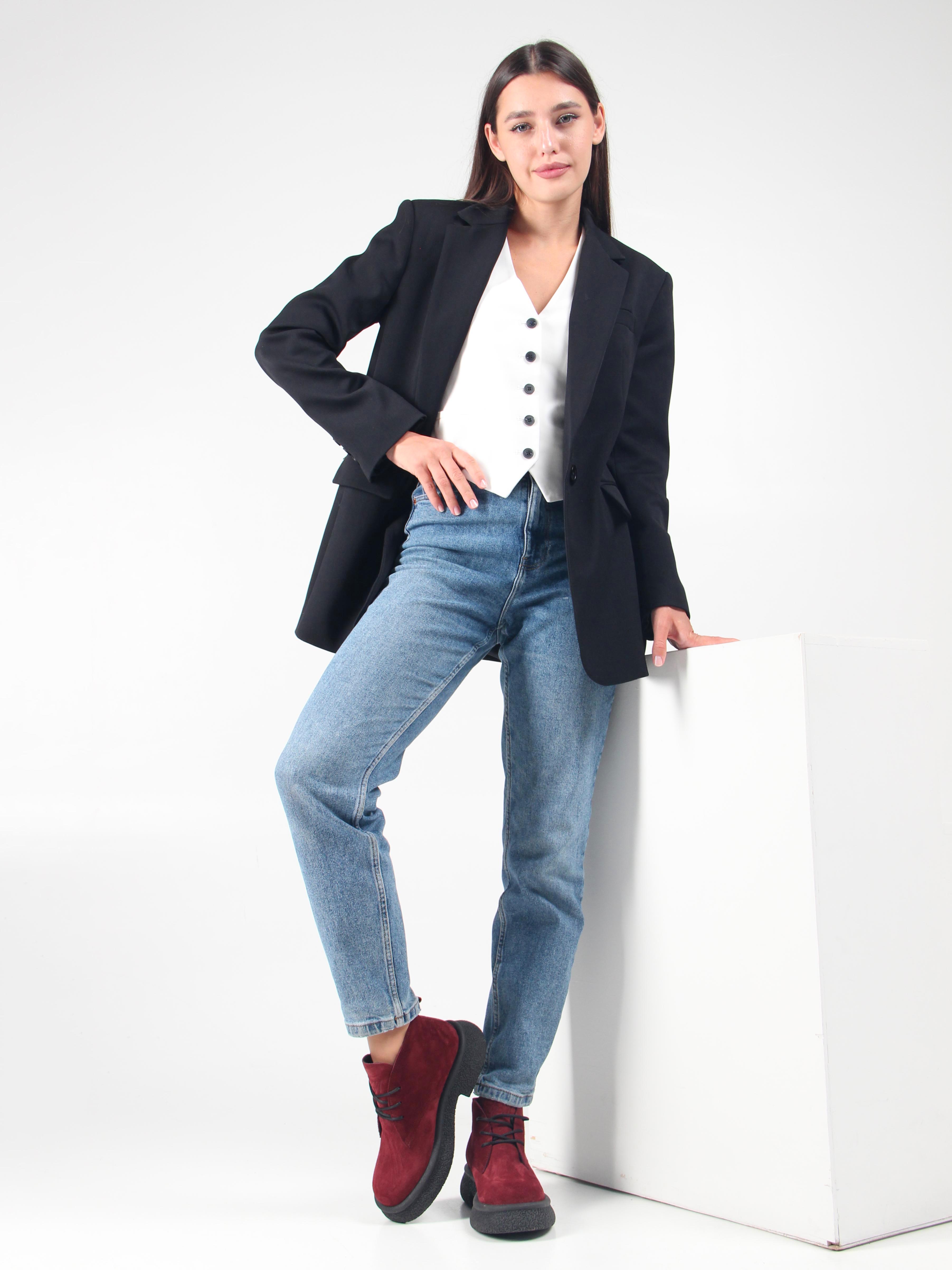 картинка Ботинки ED'ART 308.агата'bl. бордo замша от интернет магазина