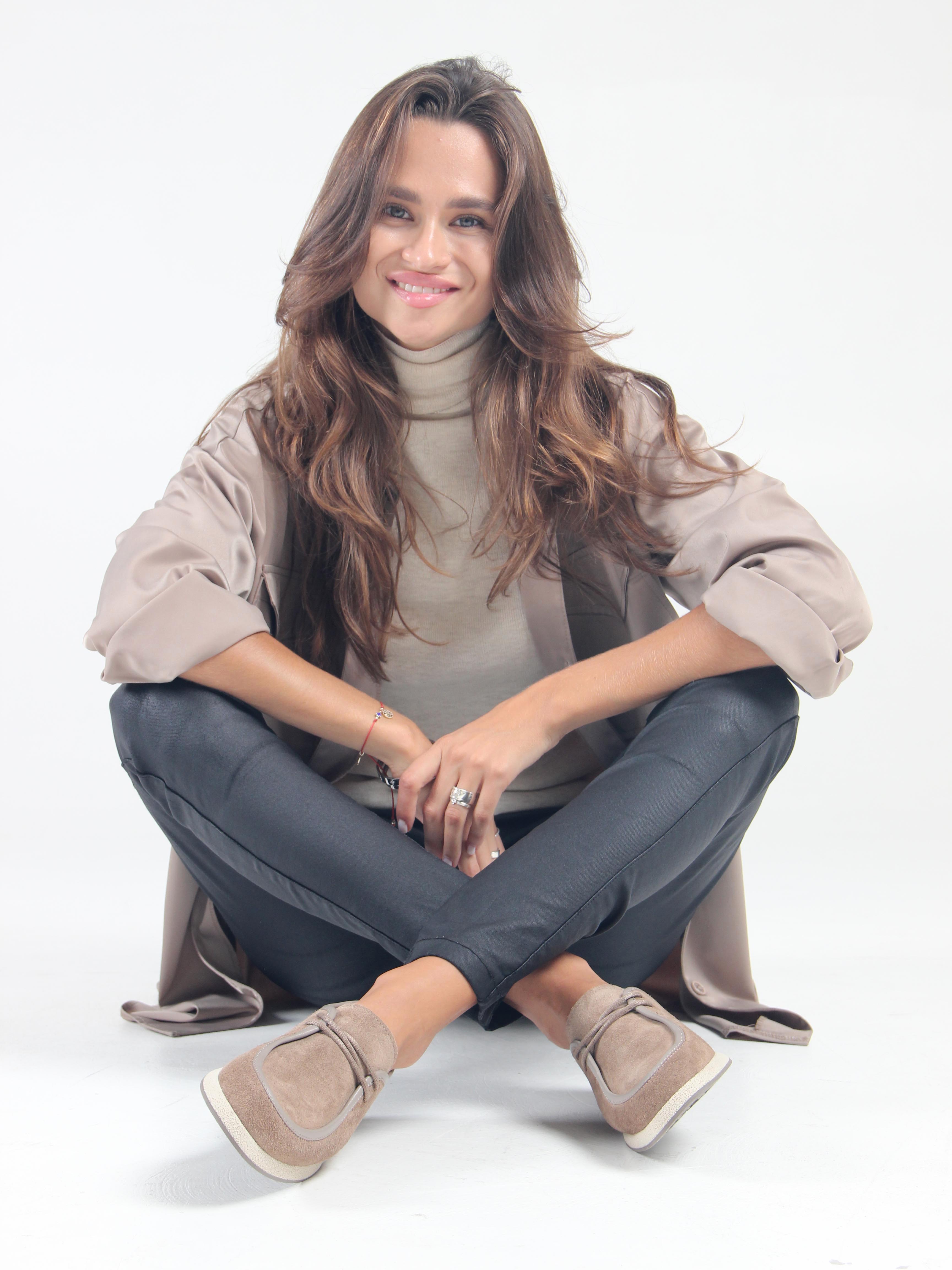 картинка Мокасины ED'ART 191.1607'be. коричневый капучино замша от интернет магазина