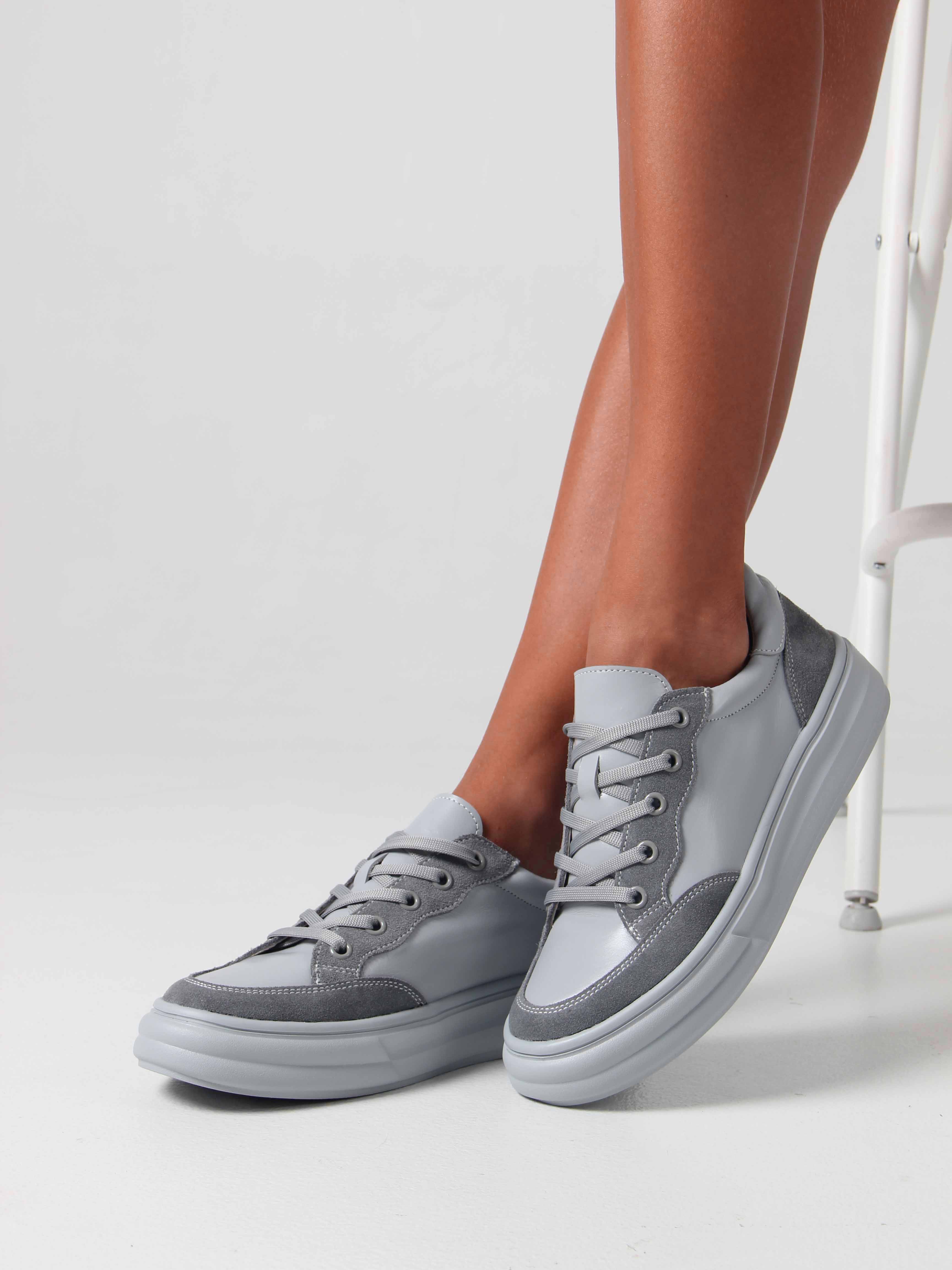 картинка Кеды ED'ART 148.lusi22'gr. Серый замша от интернет магазина