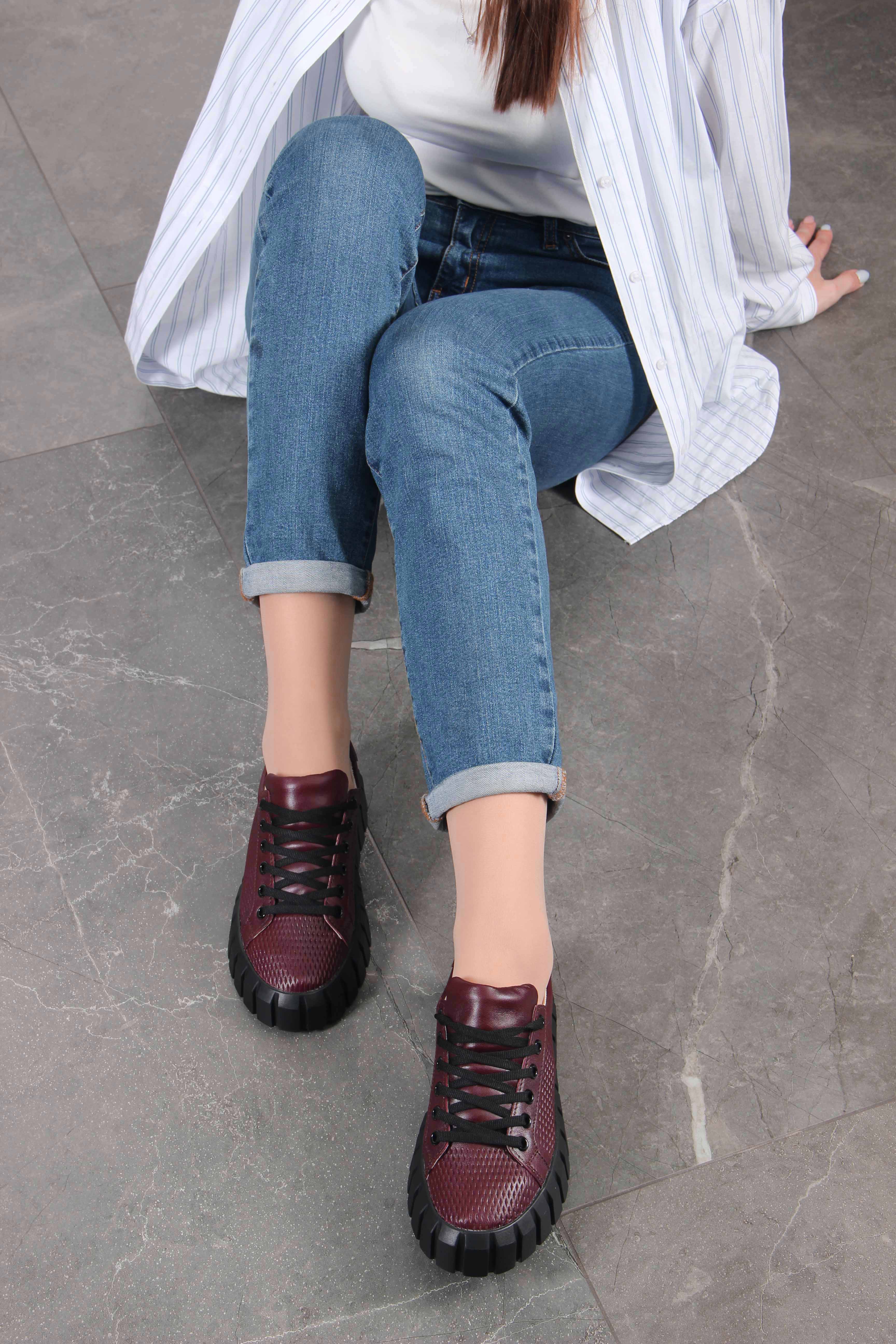 картинка Кеды ED'ART 127.91505'bl. Бордовый R от интернет магазина