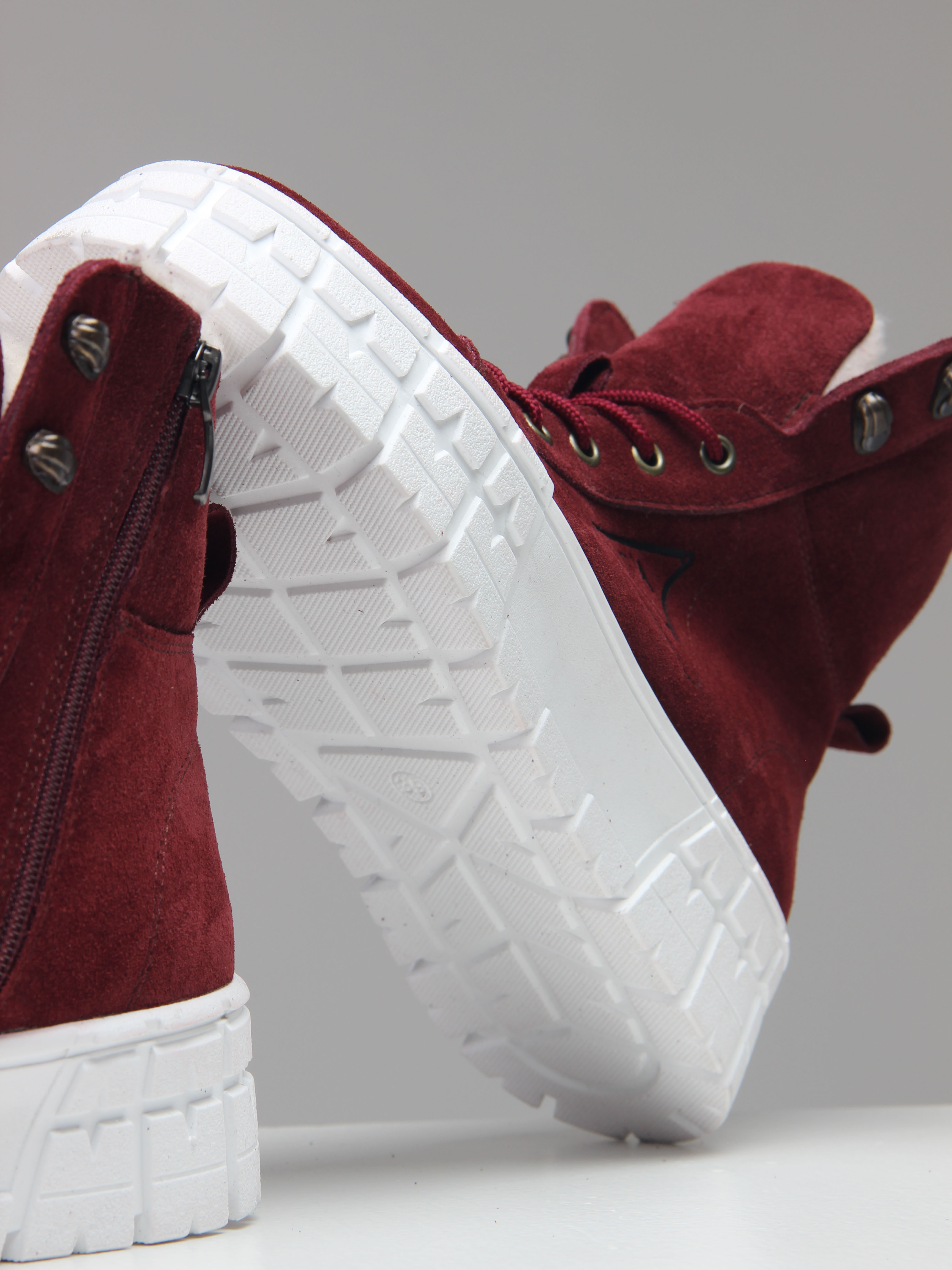 картинка Ботинки ED'ART 216.212131'w. бордо замша от интернет магазина