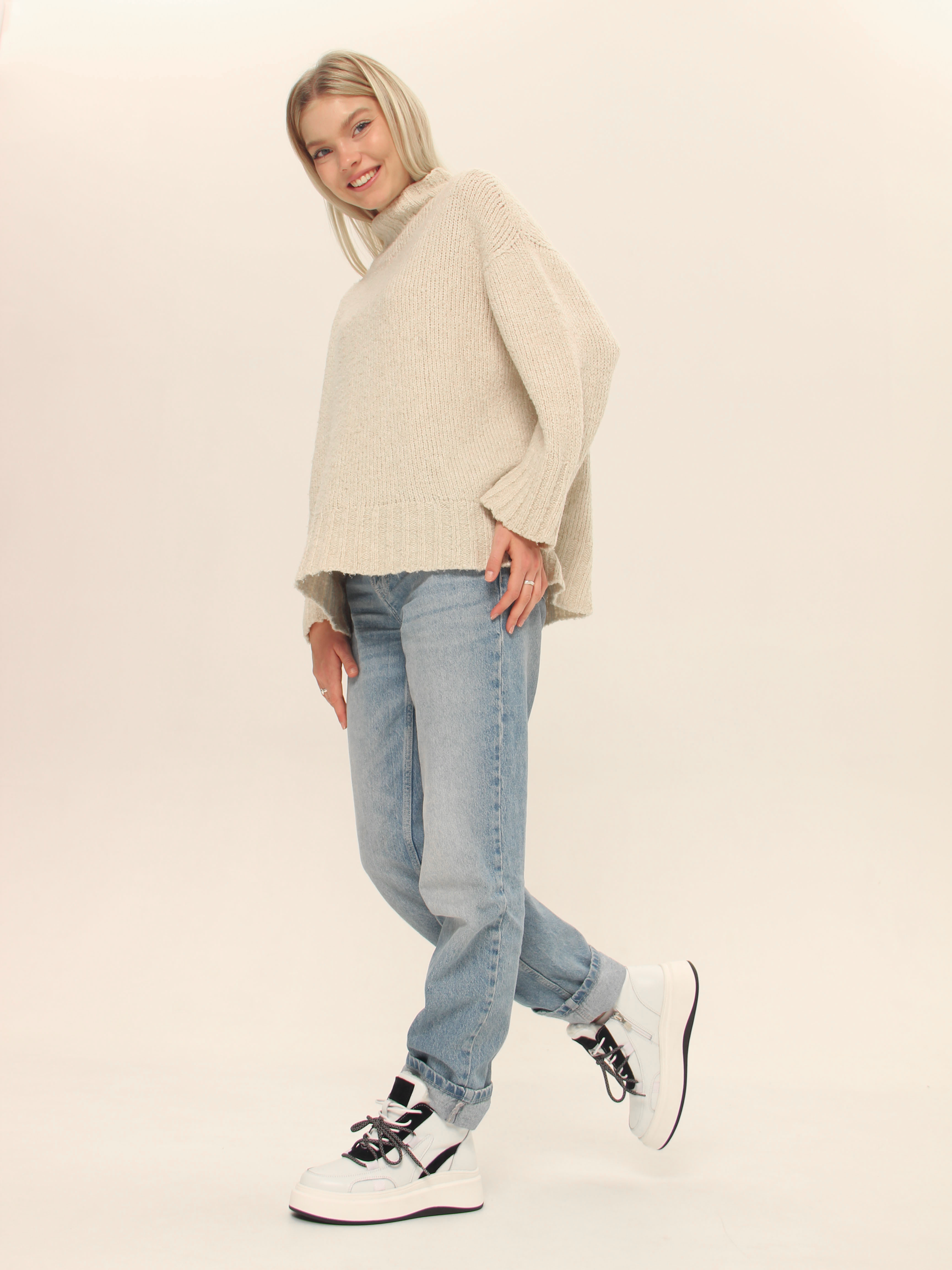 картинка Ботинки ED'ART 229.windy'w. белый черный от интернет магазина