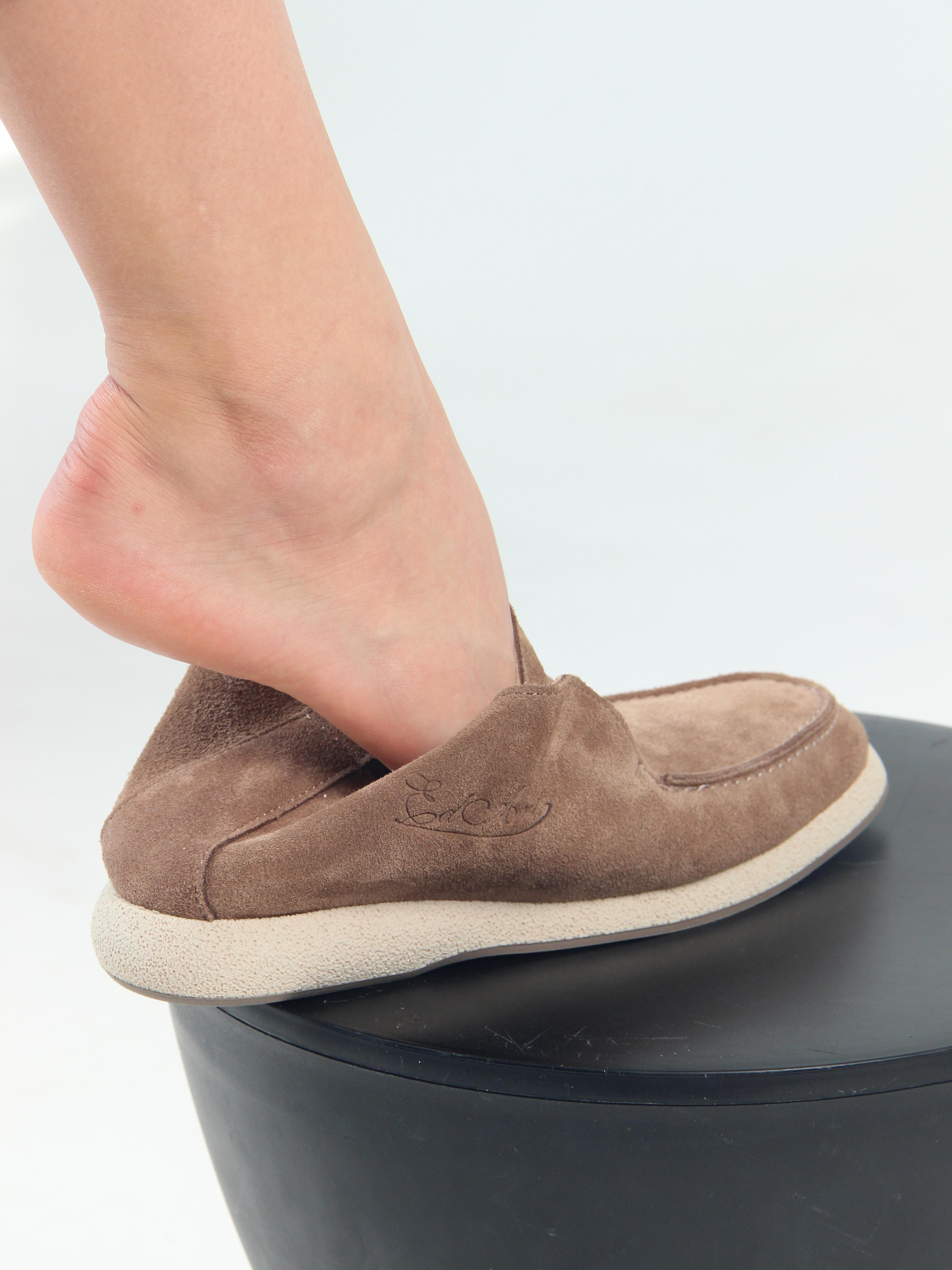 картинка Полуботинки ED'ART 207.1607'be. коричневый капучино замша от интернет магазина