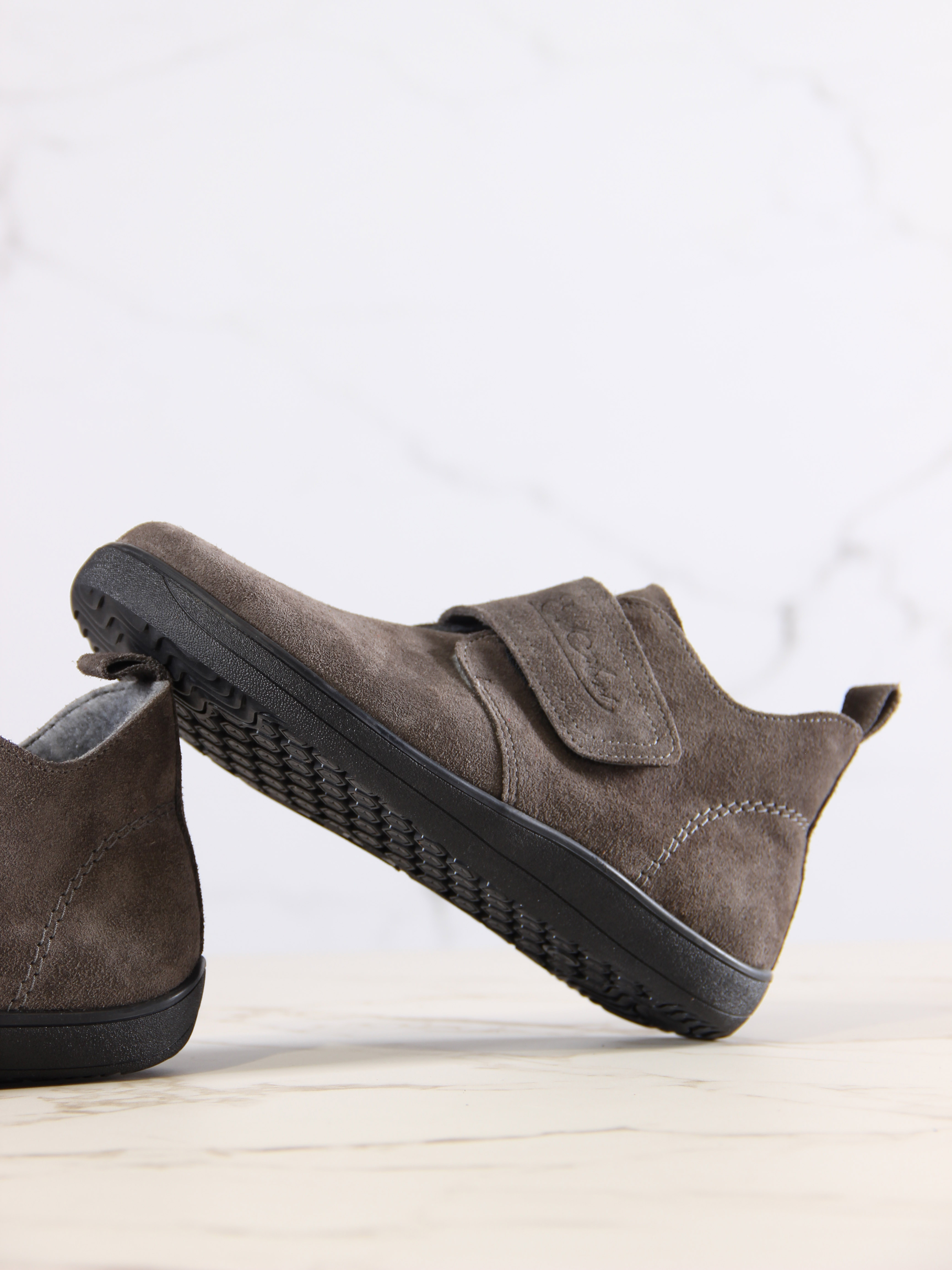 картинка Босоногие ботинки  ED'ART 209.NATA'bl.Серый замок замша от интернет магазина