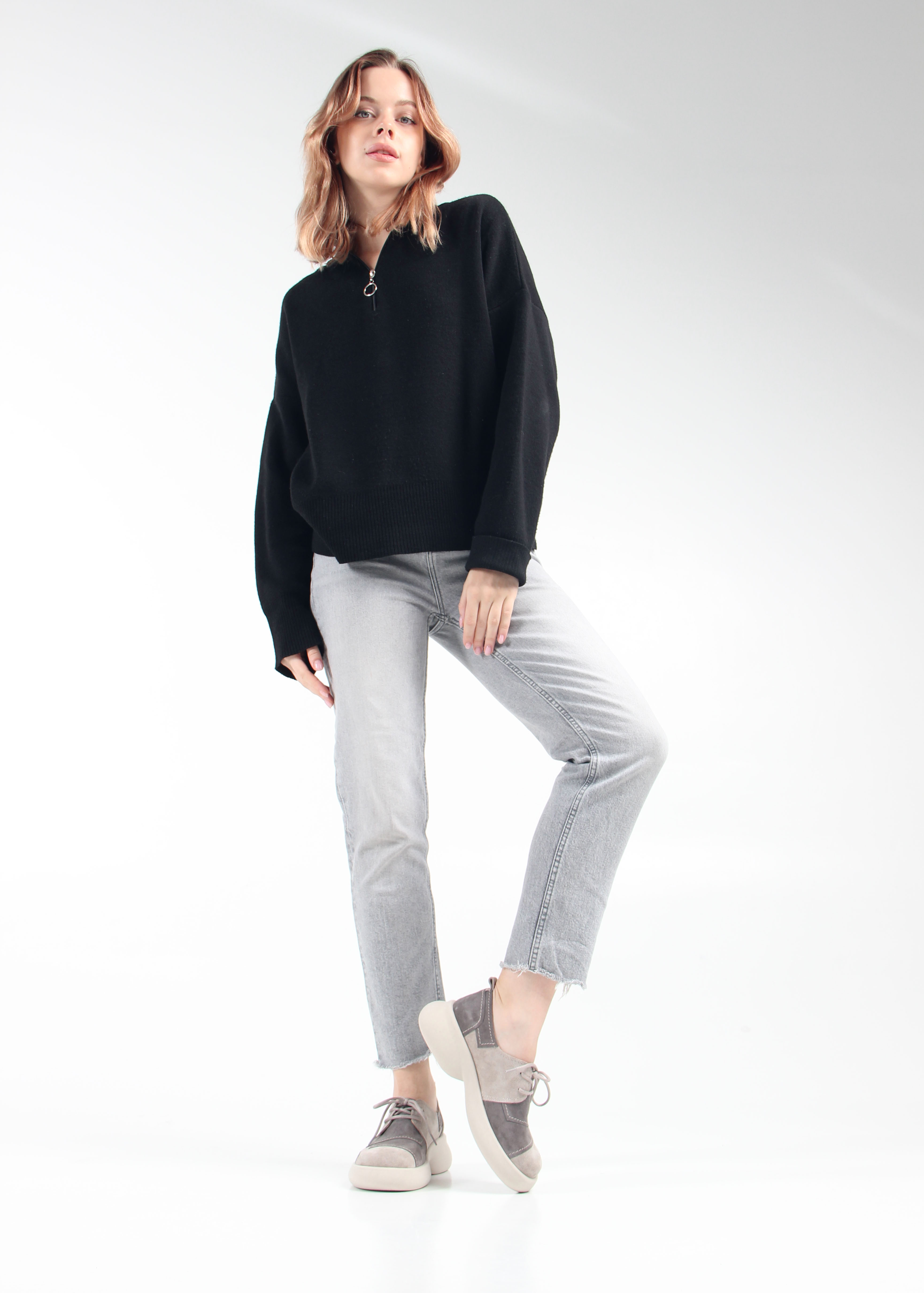 картинка Полуботинки туфли ED'ART 205.927'be. Каменный замша Серый замок от интернет магазина