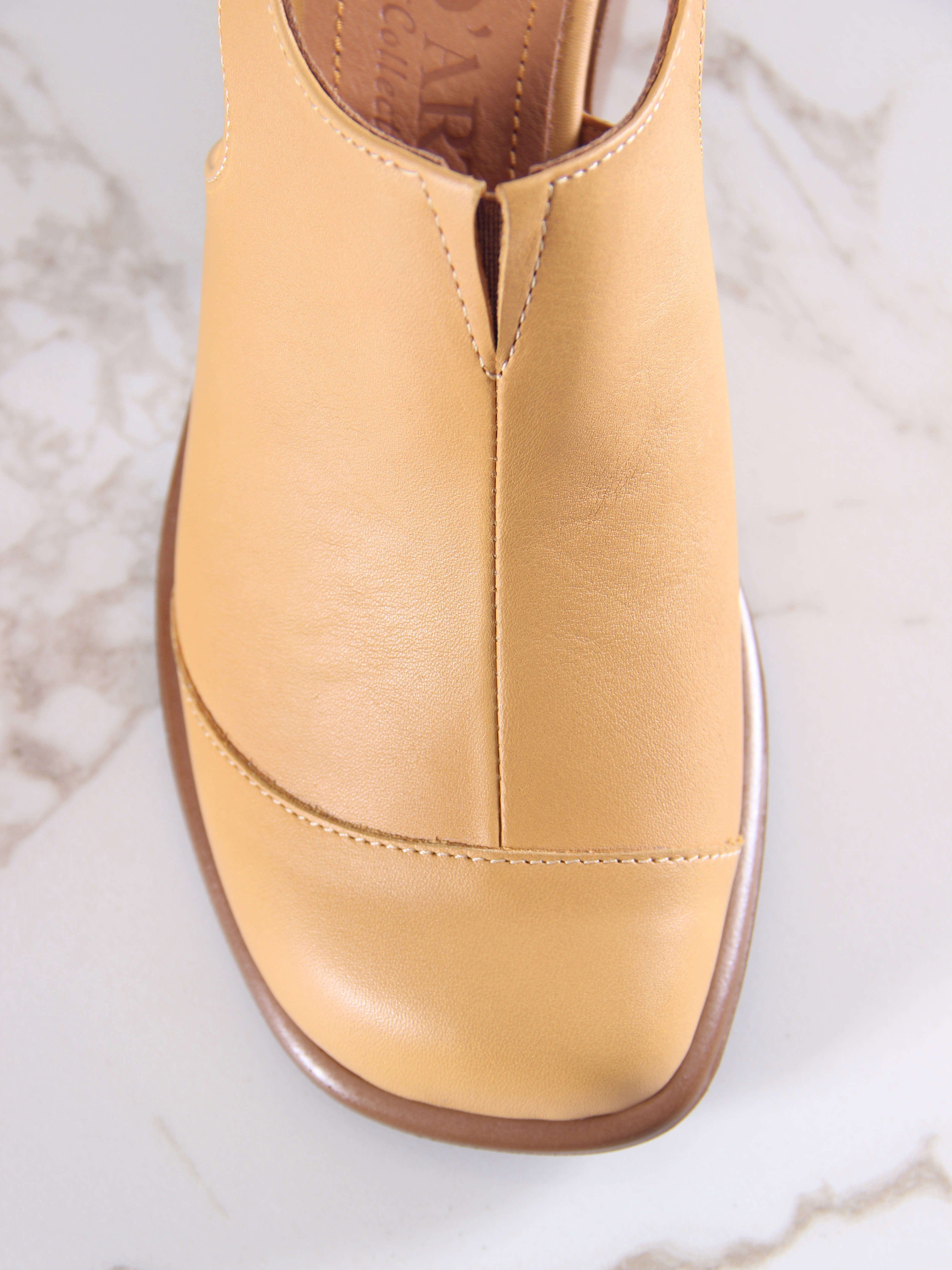 картинка Босоножки ED'ART 5133.23663'be. Тыква лион+коричневый от интернет магазина