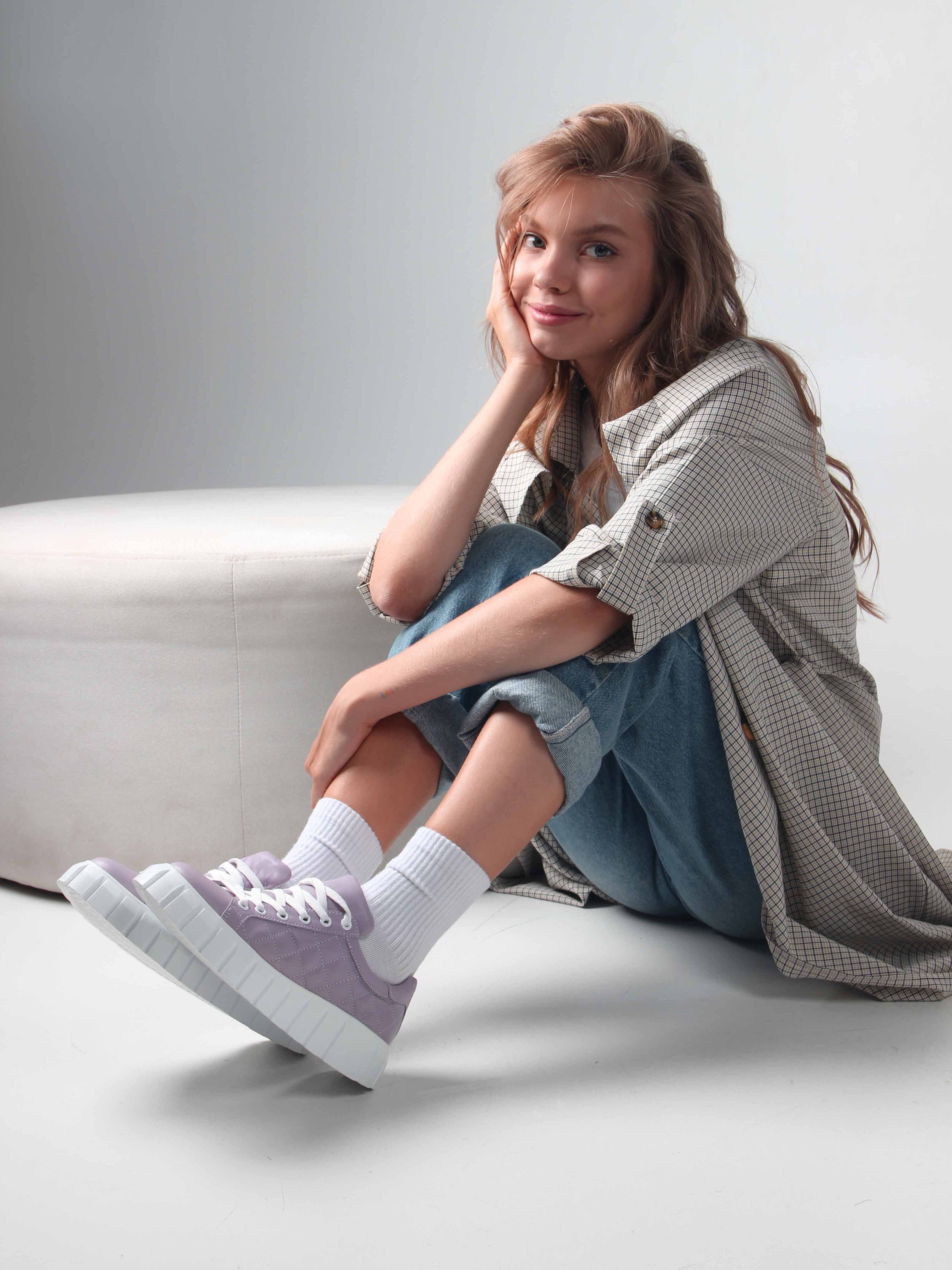 картинка Кеды ED'ART 146.91505'w.Lilac от интернет магазина