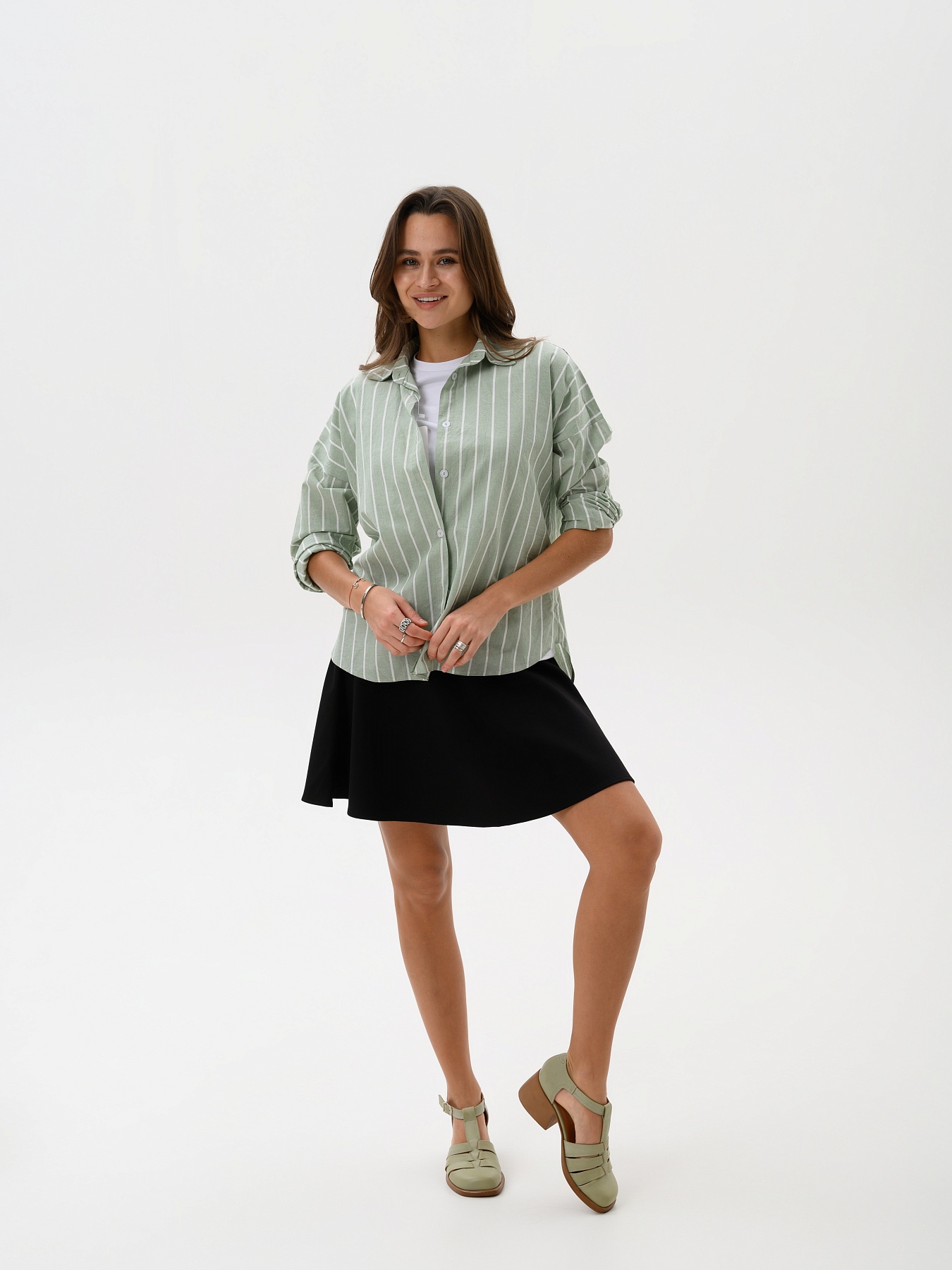 картинка Босоножки ED'ART 5036.23663'bе.Вакса олива+коричневый от интернет магазина