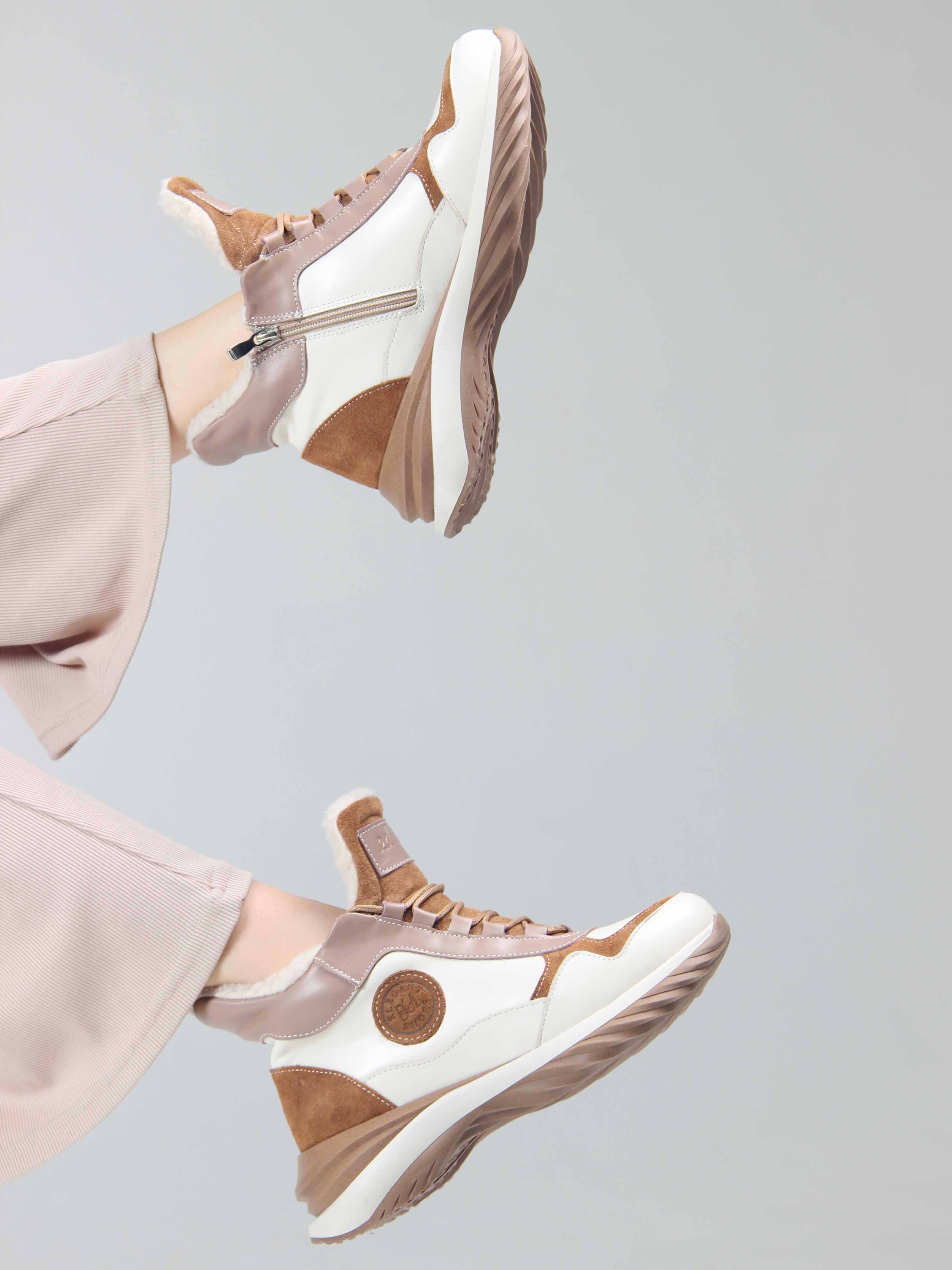 картинка Ботинки ED'ART 350.uno2'br. беж какао от интернет магазина