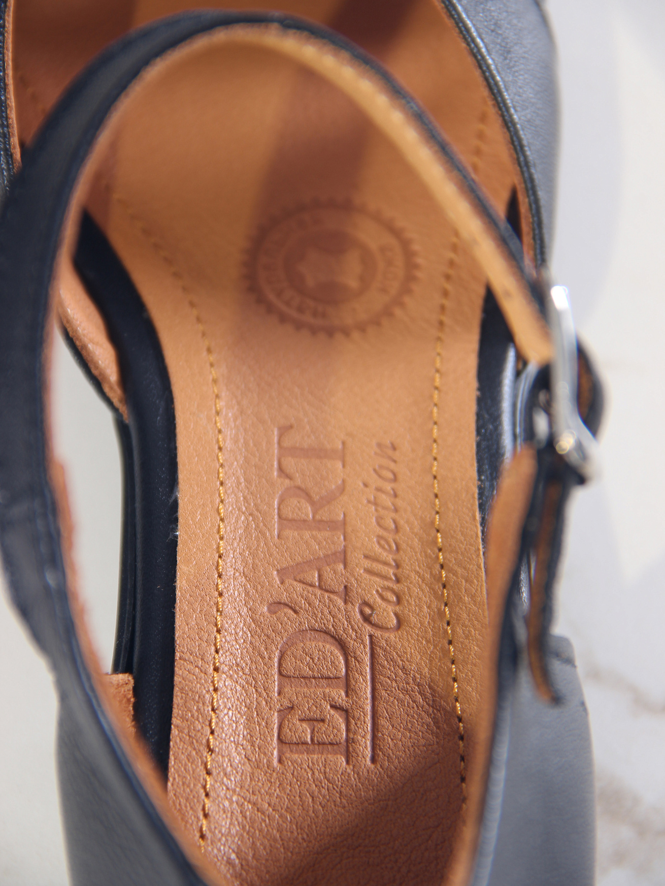 картинка Босоножки ED'ART 3032.25294'bl. Черный от интернет магазина