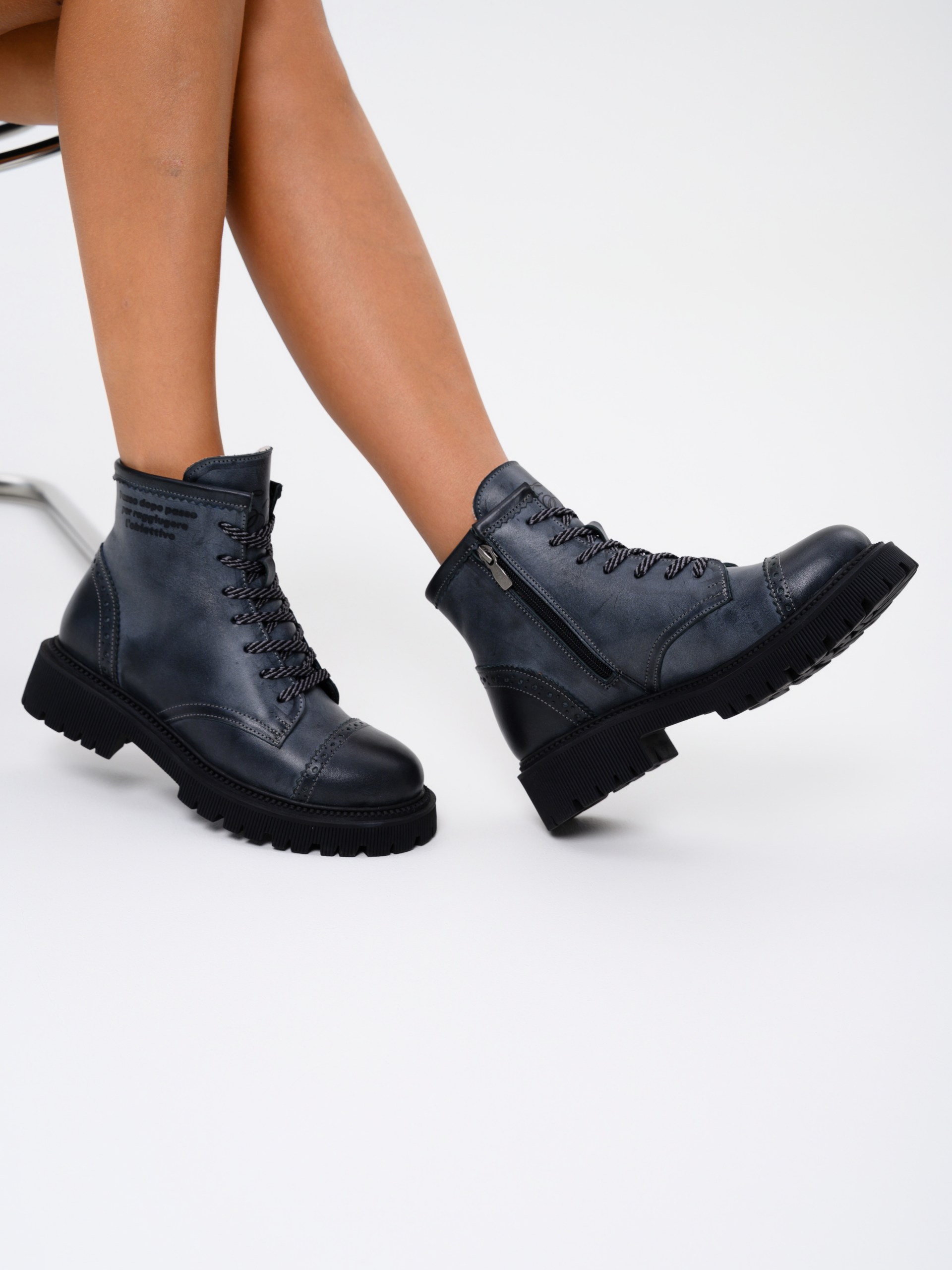 картинка Ботинки ED'ART 319.taskana'bl. Вакса черная от интернет магазина