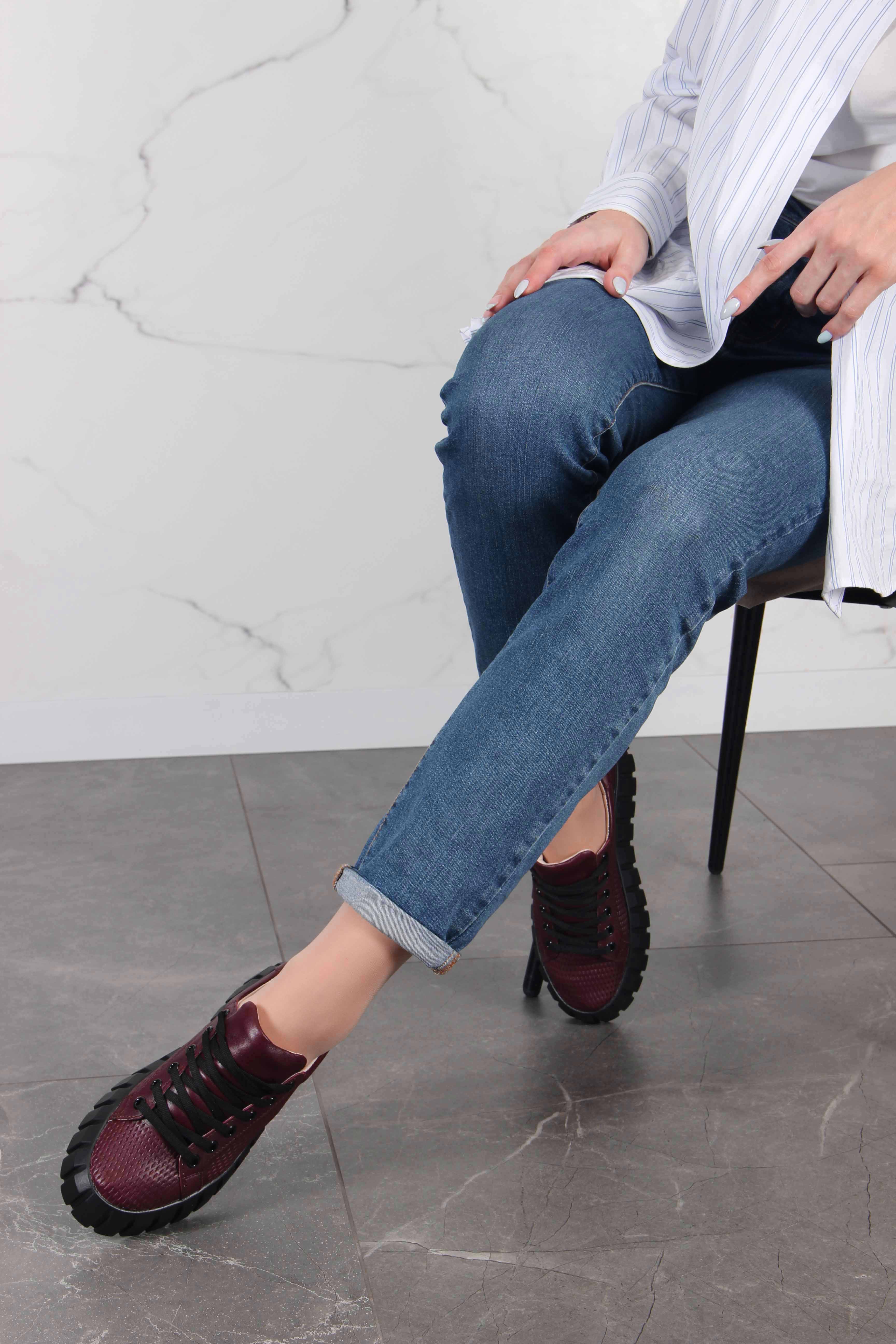 картинка Кеды ED'ART 127.91505'bl. Бордовый R от интернет магазина