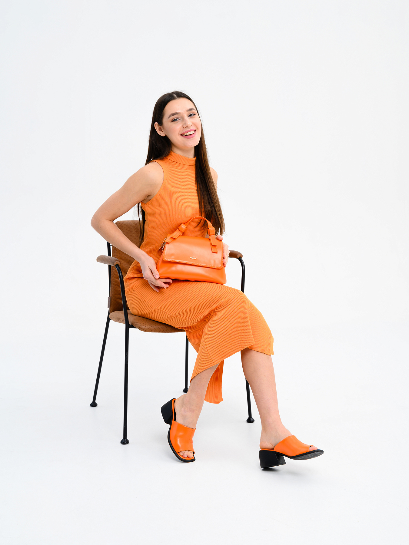 картинка Сумка-клатч ED'ART s06.Оранжевый от интернет магазина