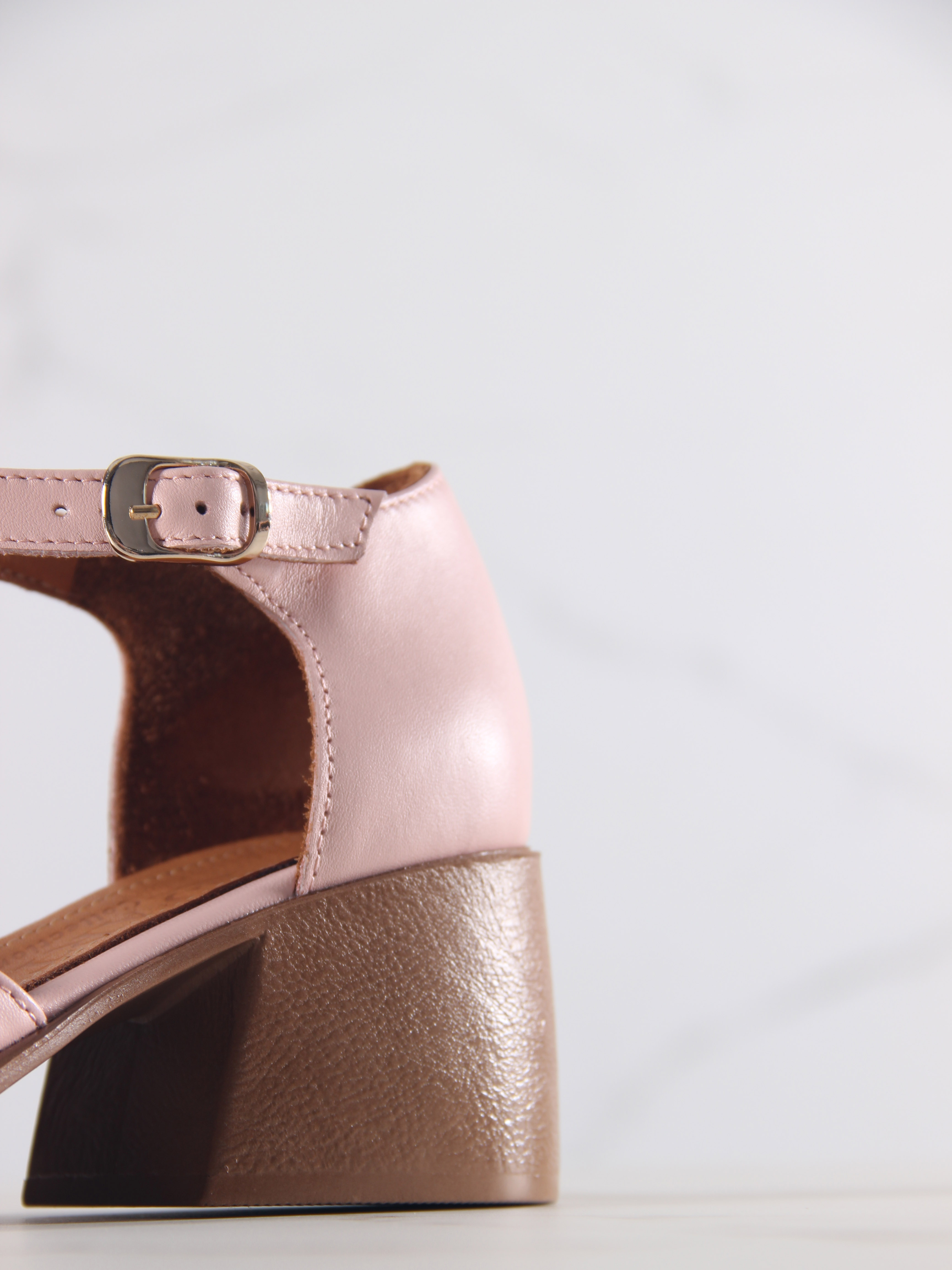 картинка Босоножки ED'ART 5032.23663'be. Розовый +коричневый от интернет магазина