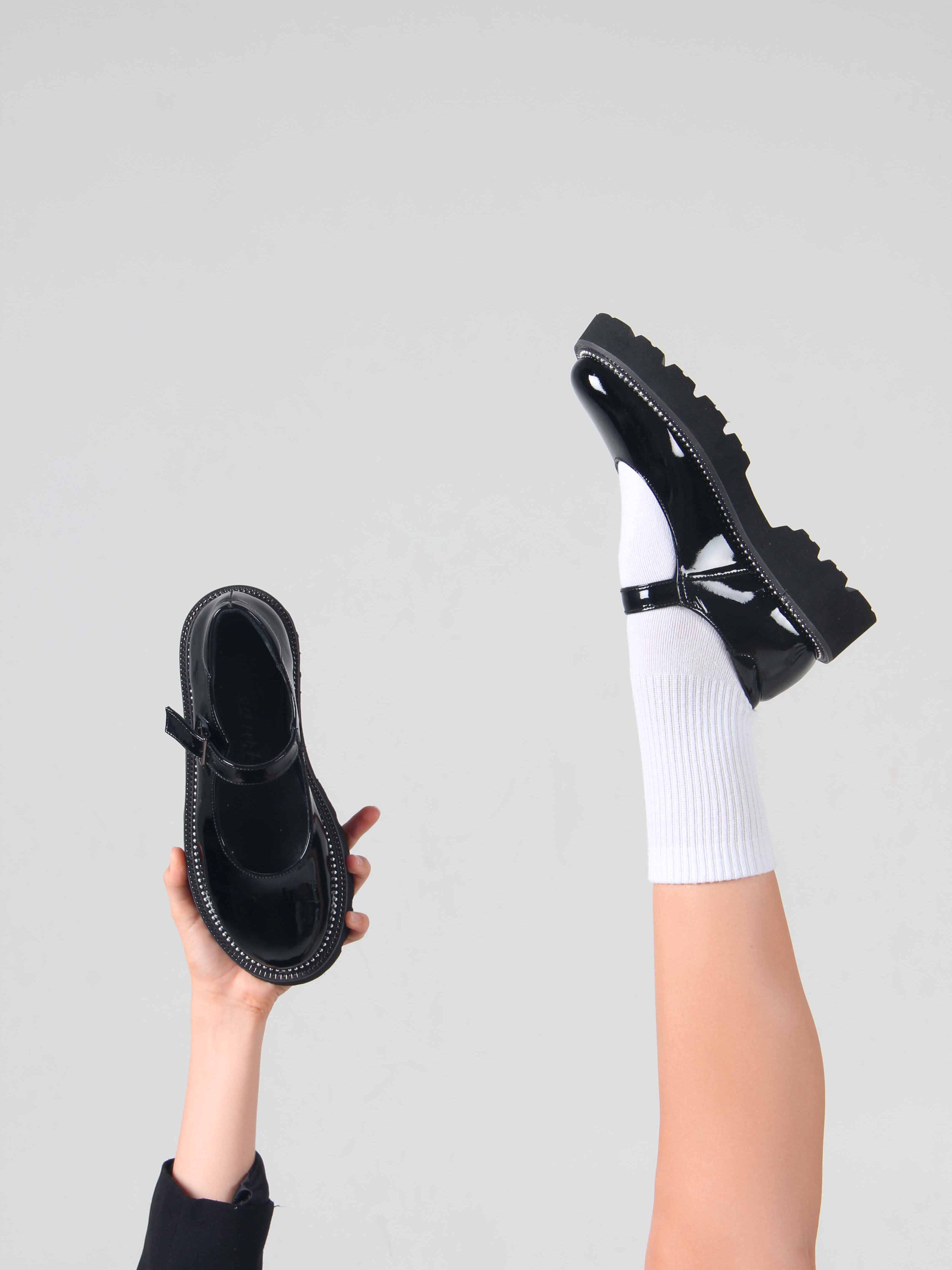 картинка Туфли полуботинки ED'ART 1003.5151'bl. Черный от интернет магазина