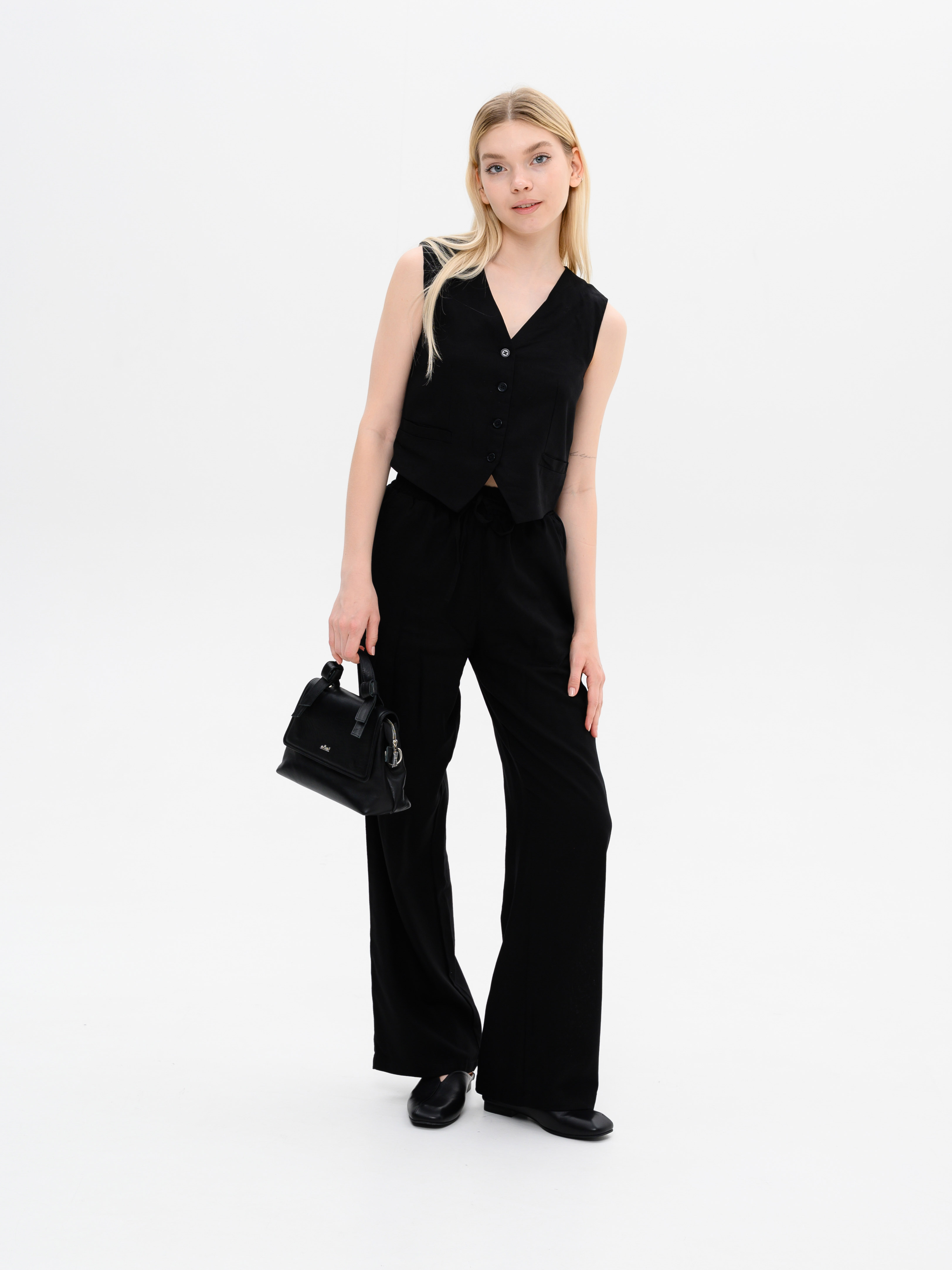 картинка Мюли ED'ART 1007.тунит205'bl. Черный стар от интернет магазина