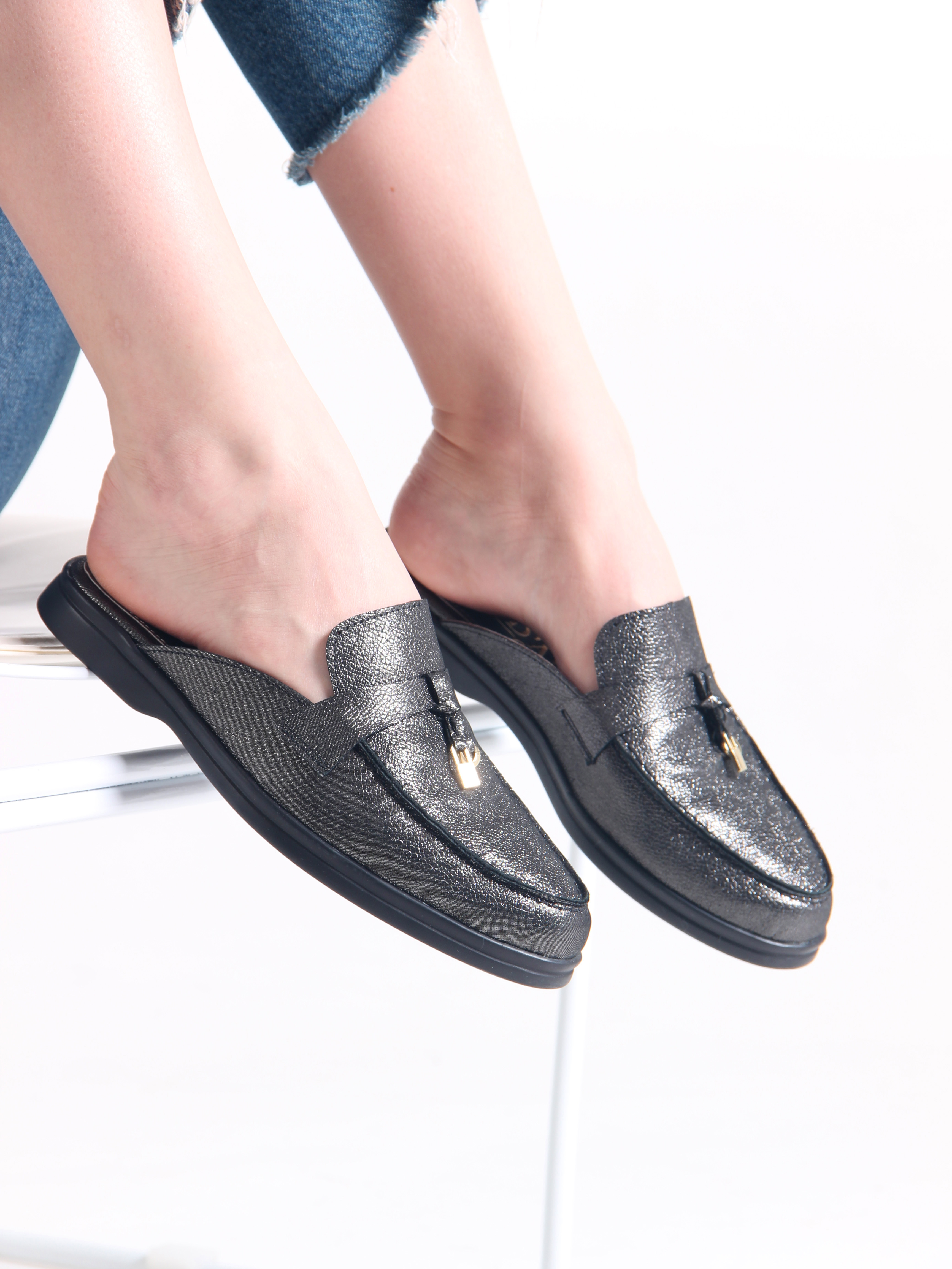 картинка Мюли ED'ART 1070.2614'bl. черный астана от интернет магазина