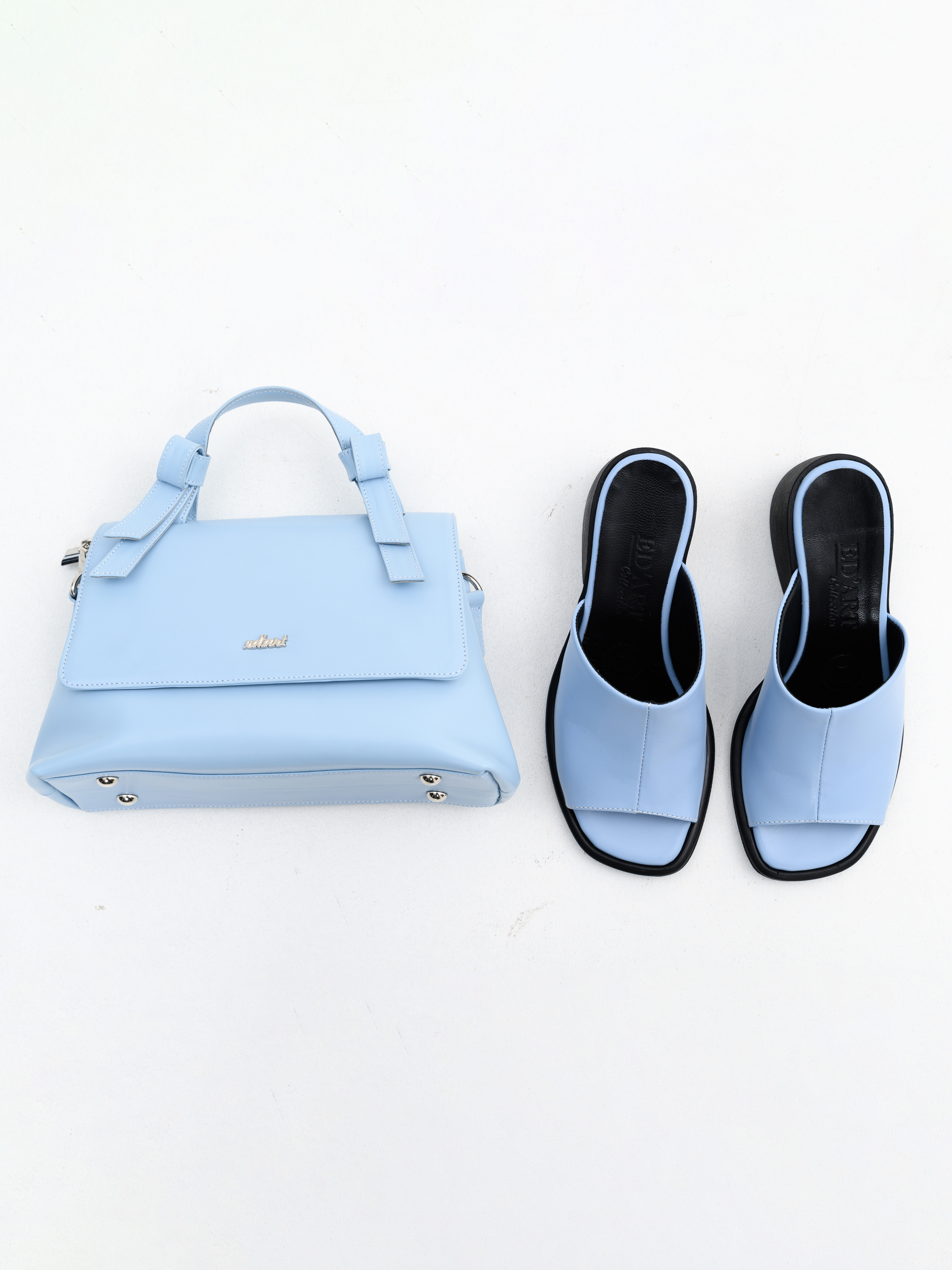 картинка Босоножки ED'ART 4012.23663'bl. Голубая виктория от интернет магазина