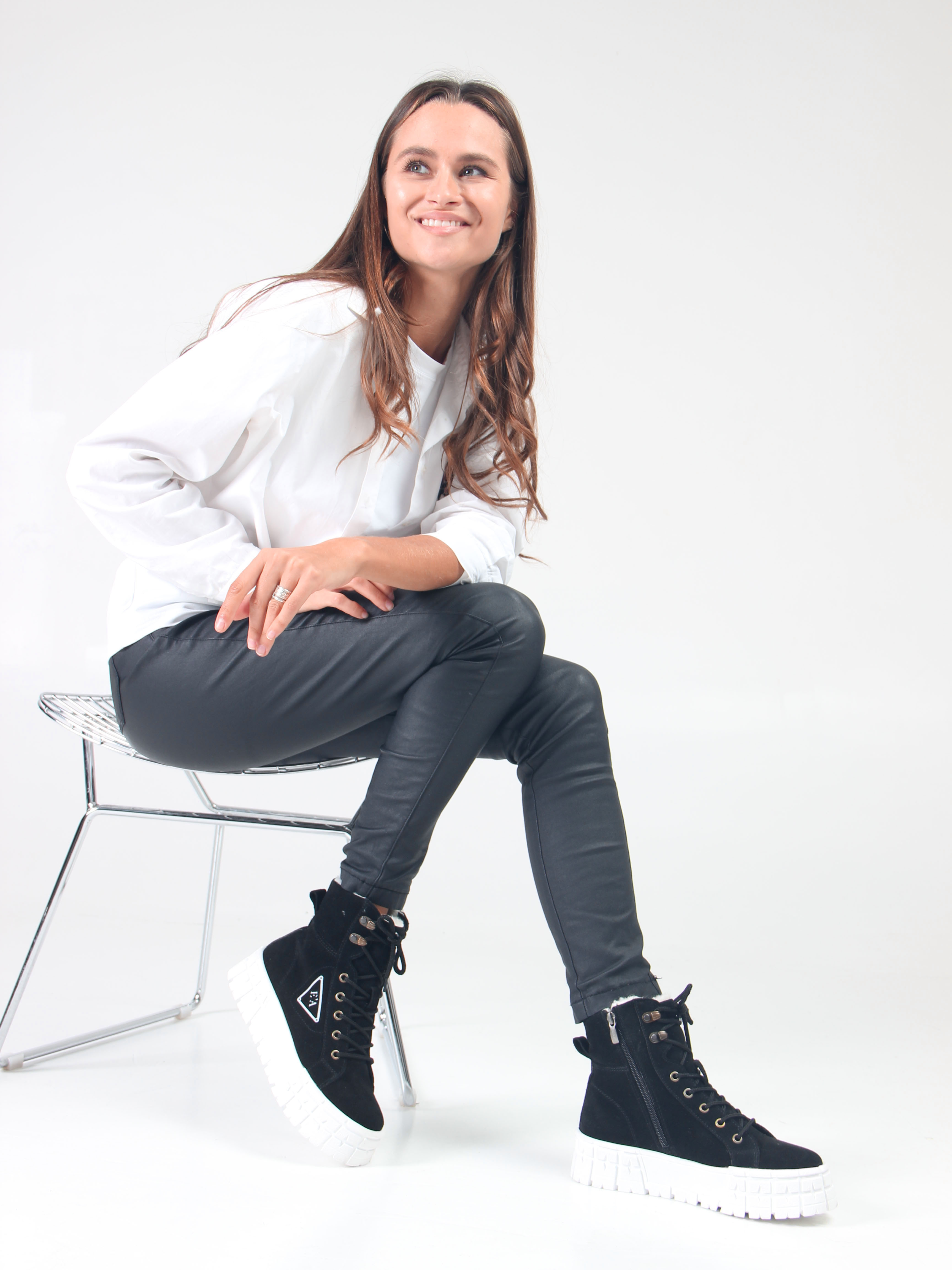 картинка Ботинки ED'ART 216.212131'w. черный замша от интернет магазина