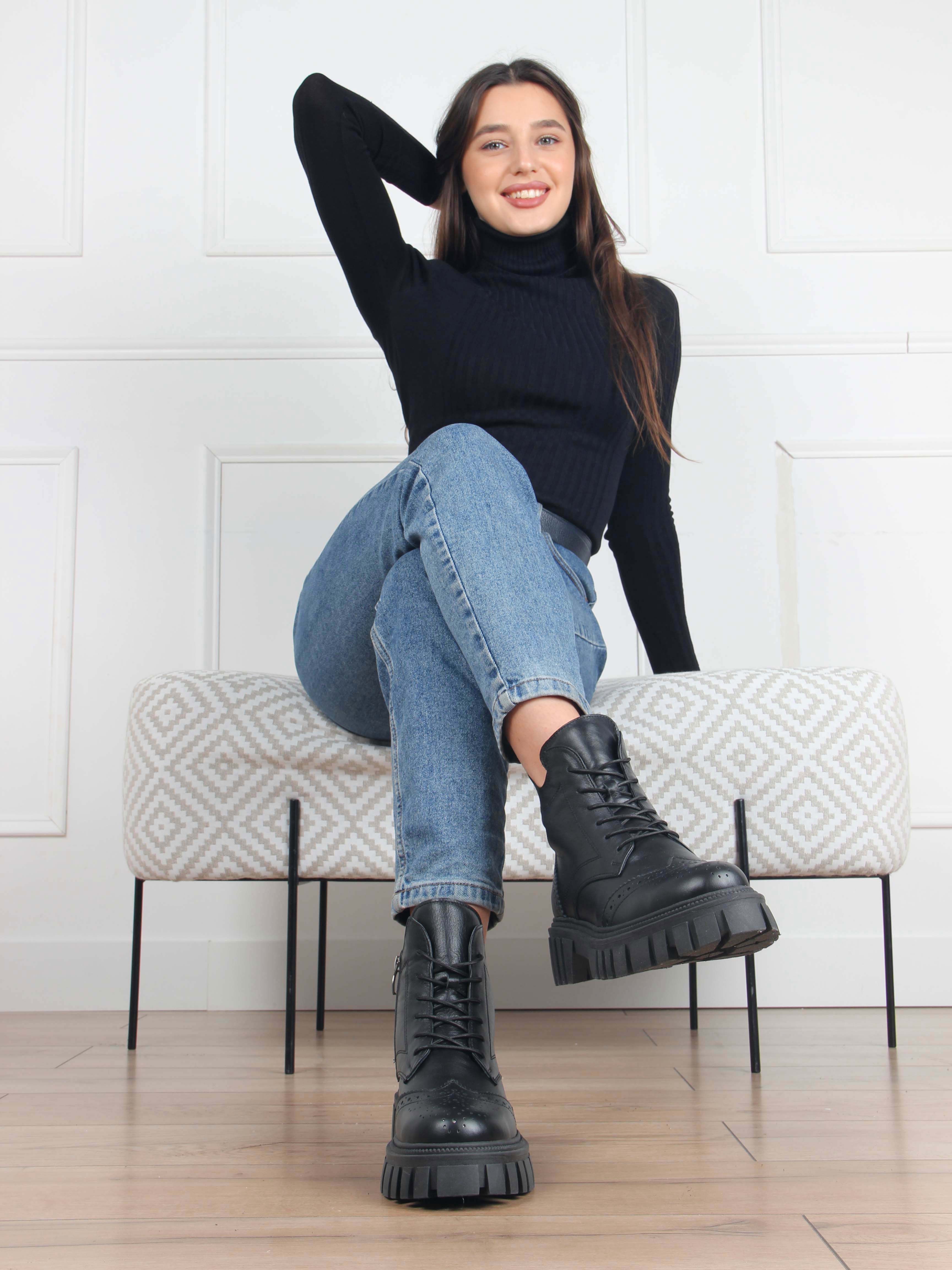 картинка Ботинки ED'ART 338.21153'bl.Black от интернет магазина