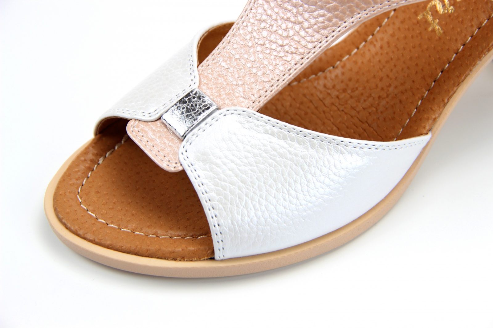 картинка Босоножки ED'ART 6001.624'be.pink-white от интернет магазина