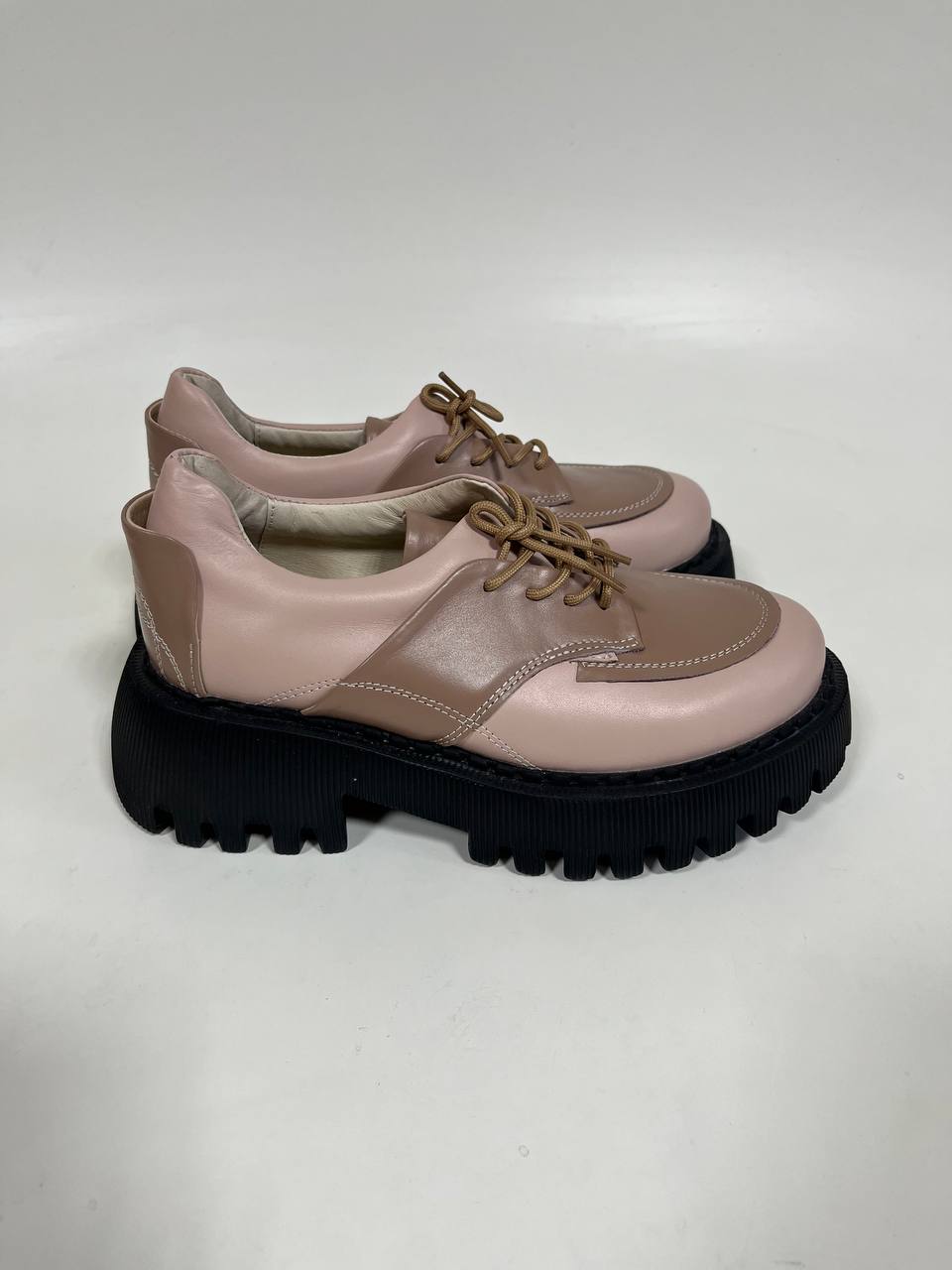 картинка Туфли полуботинки ED'ART 204.14728'bl. пудра-какао R от интернет магазина